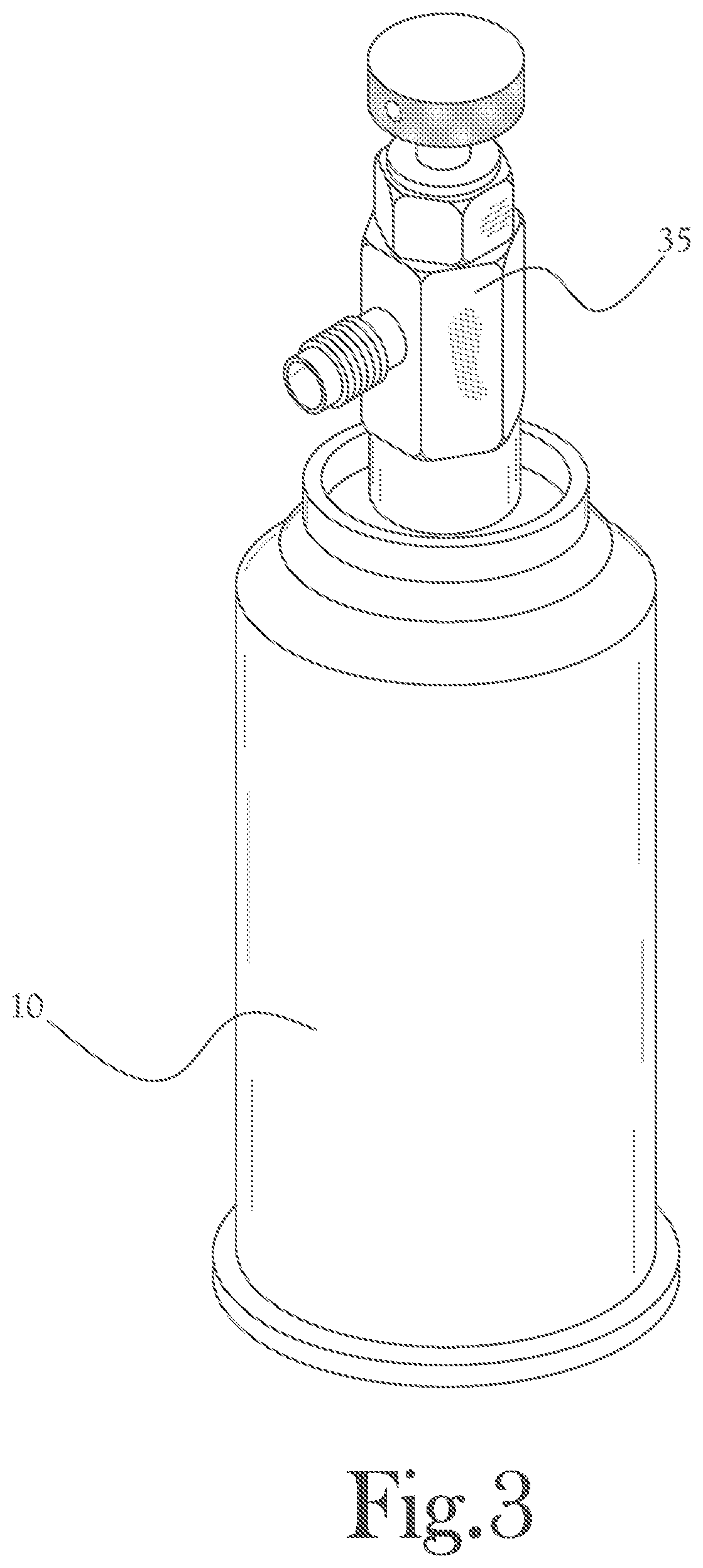 Patent US12313313 Figure 3 – Method for recharging a refrigerated appliance by weighing and dispensing small amounts of hydrocarbon refrigerant gases