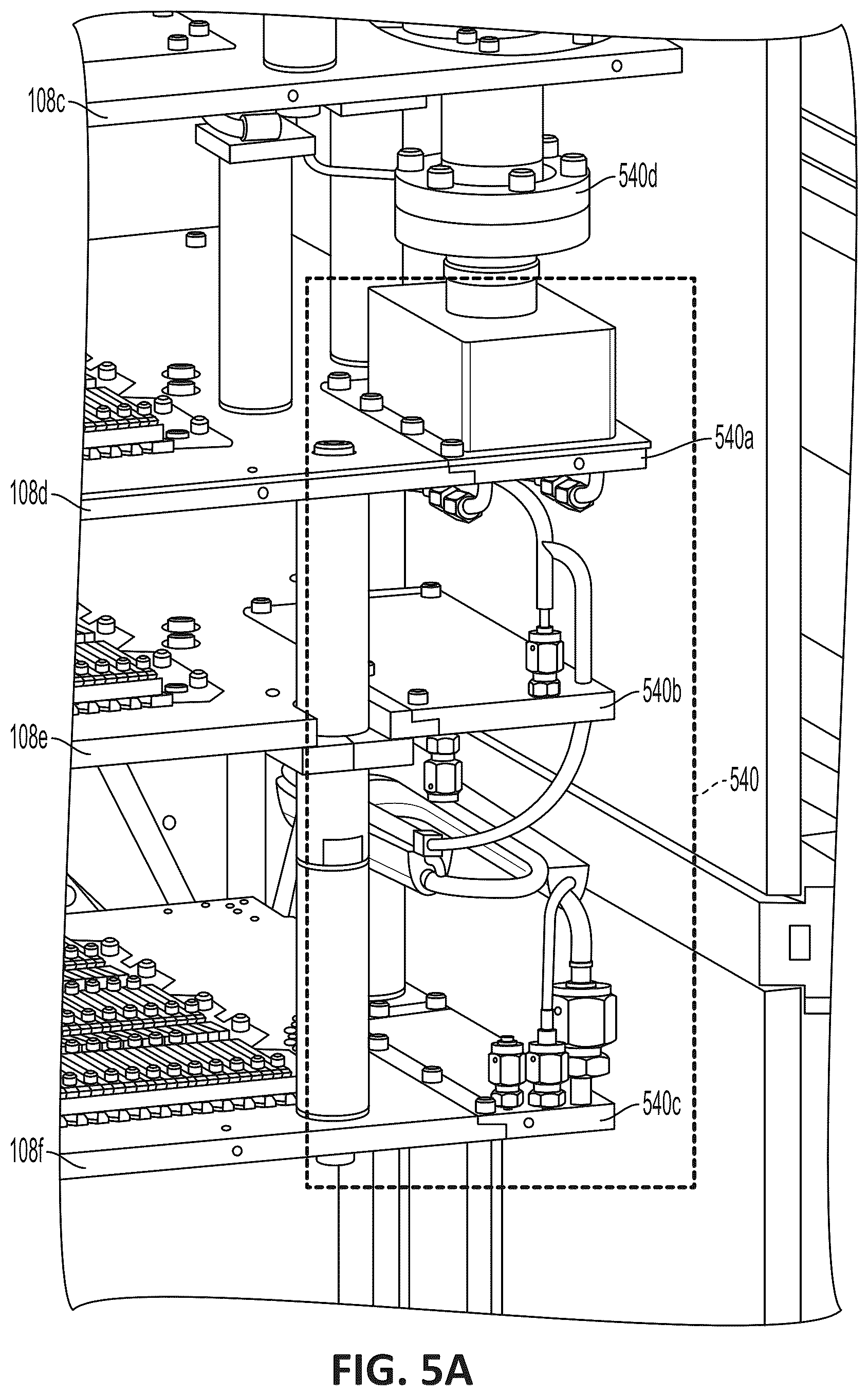 Patent US12313320 Figure 5 – Integrated dilution refrigerators