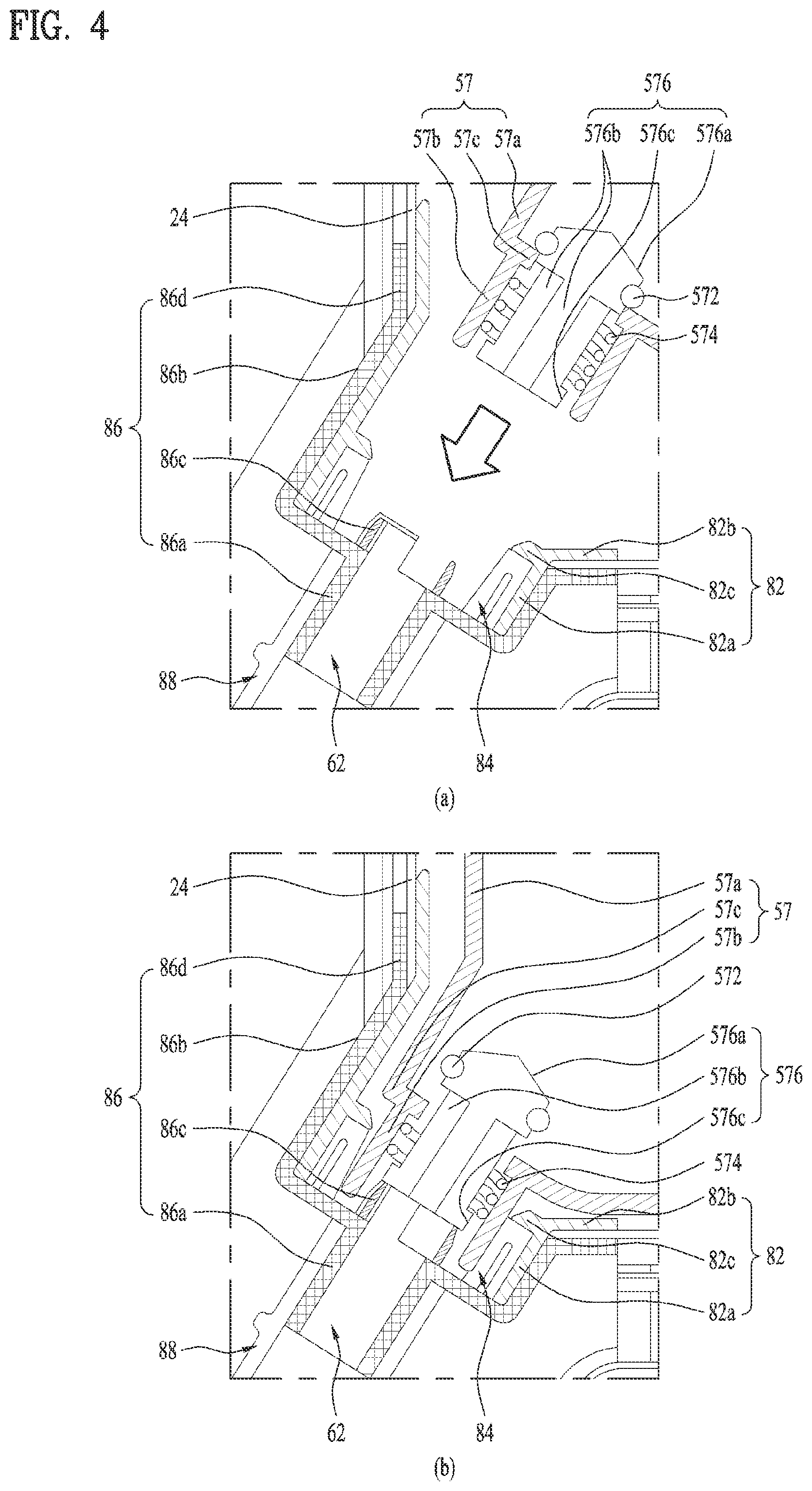 Patent US12313323 Figure 4 – Refrigerator