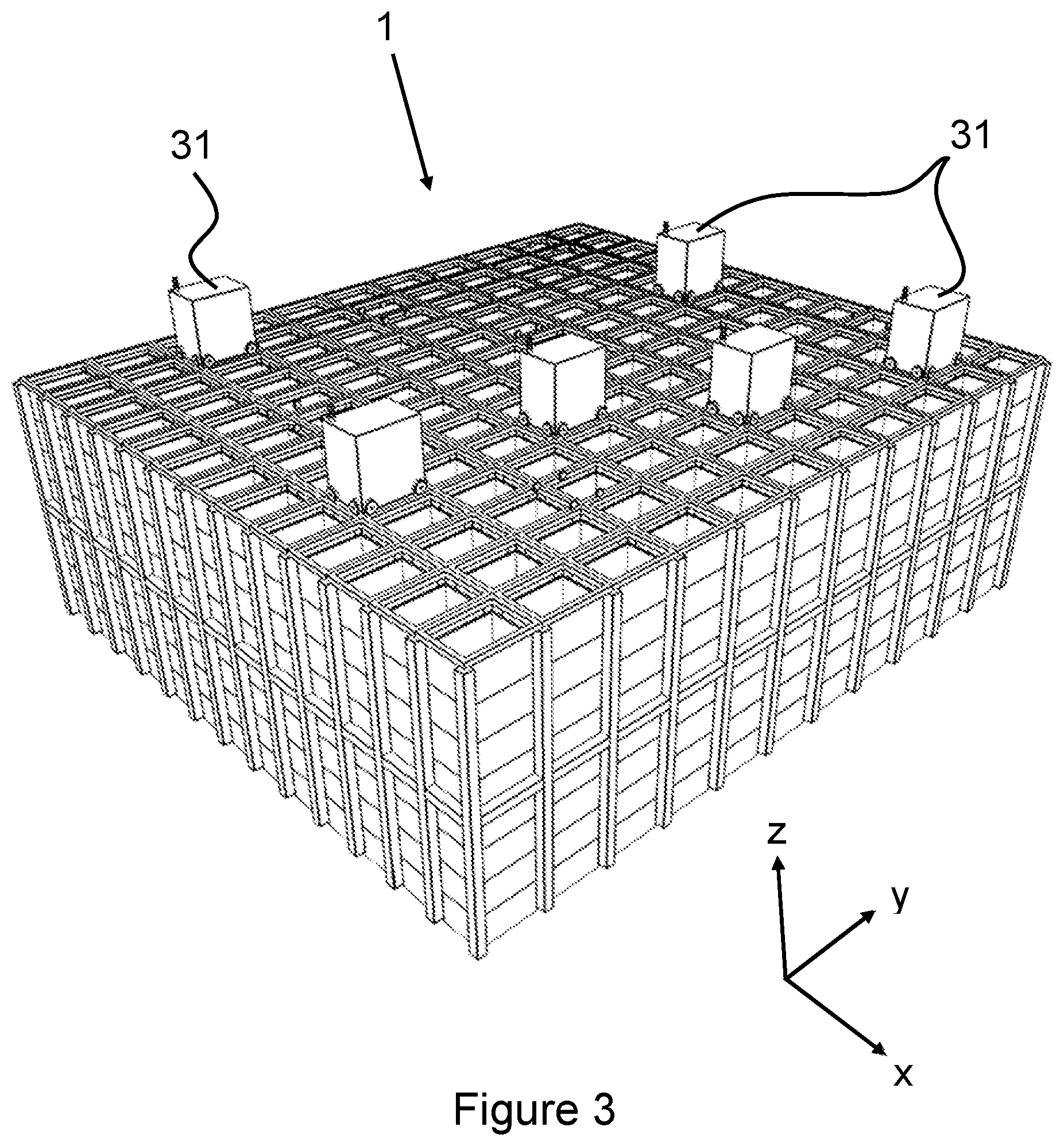 Patent US12313325 Figure 3 – Multitemperature storage system