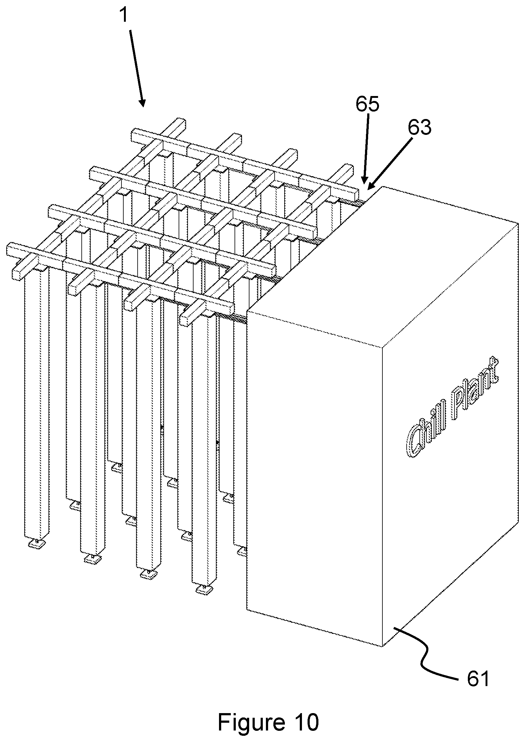 Patent US12313325 Figure 10 – Multitemperature storage system