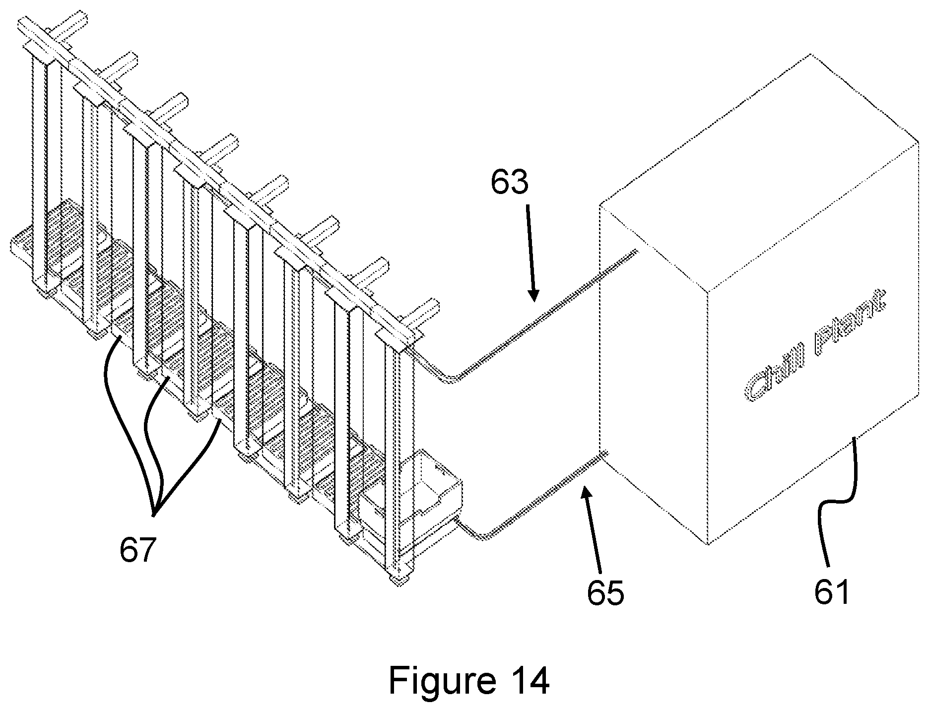 Patent US12313325 Figure 14 – Multitemperature storage system