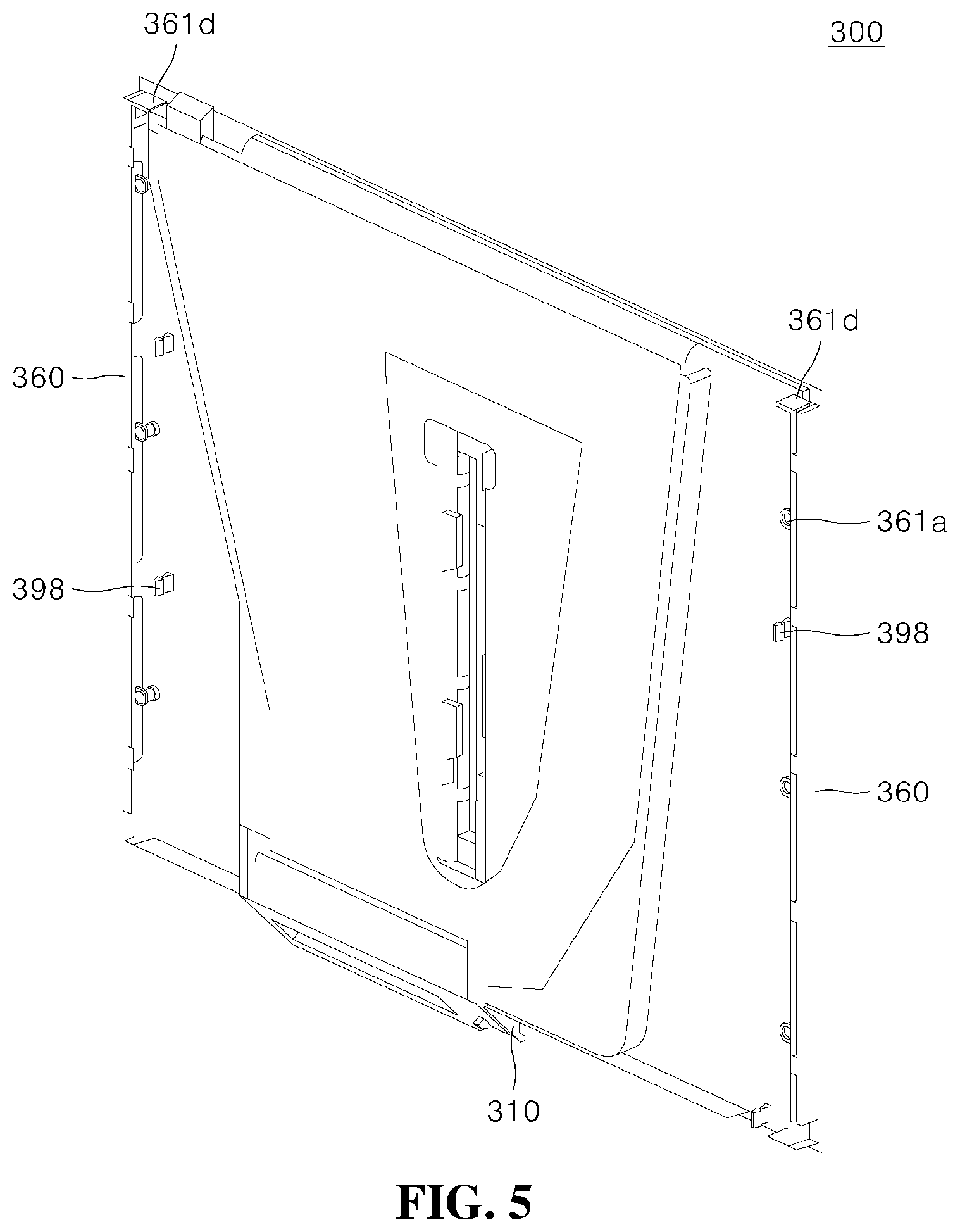 Patent US12313326 Figure 5 – Refrigerator