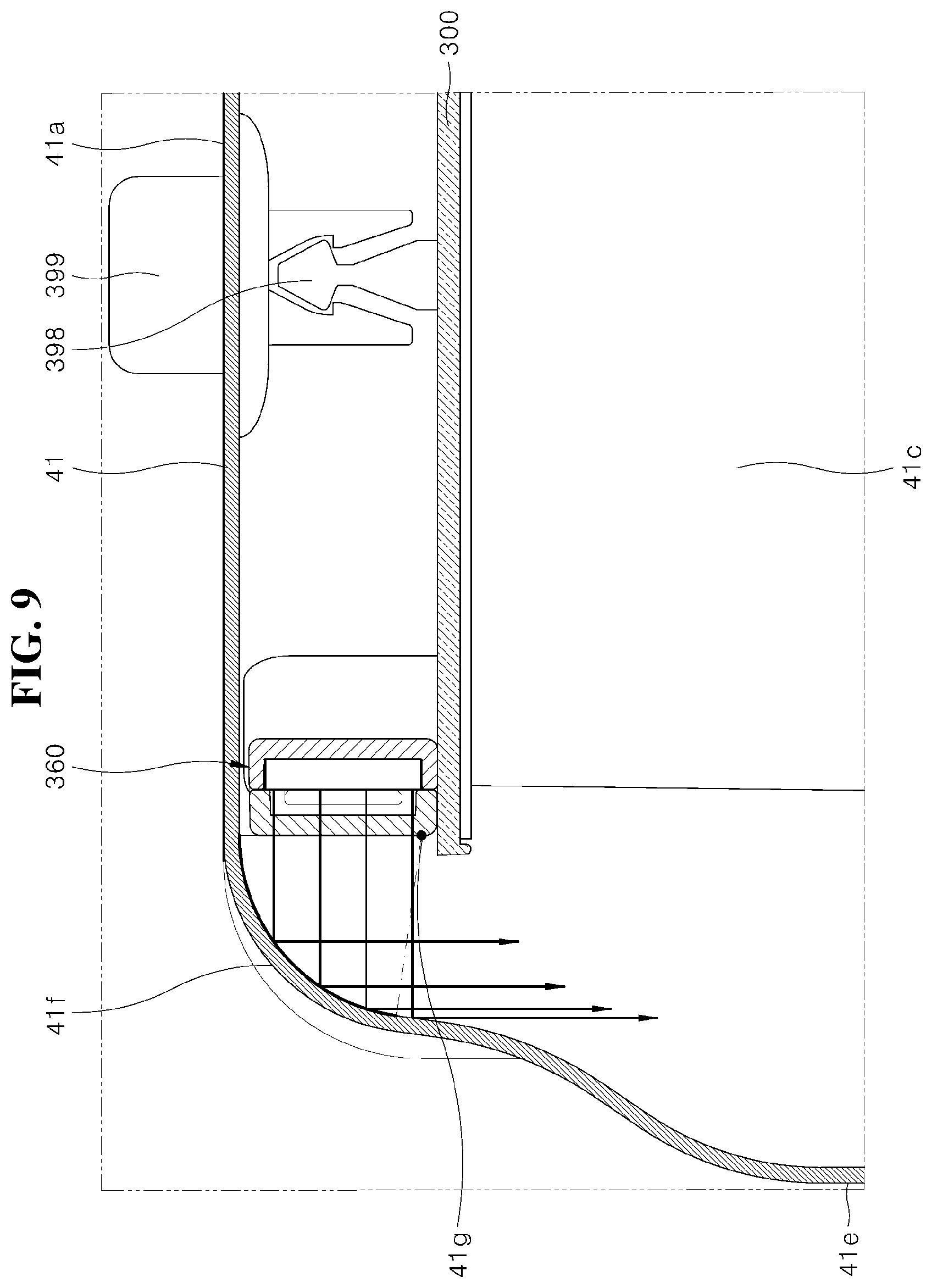 Patent US12313326 Figure 9 – Refrigerator