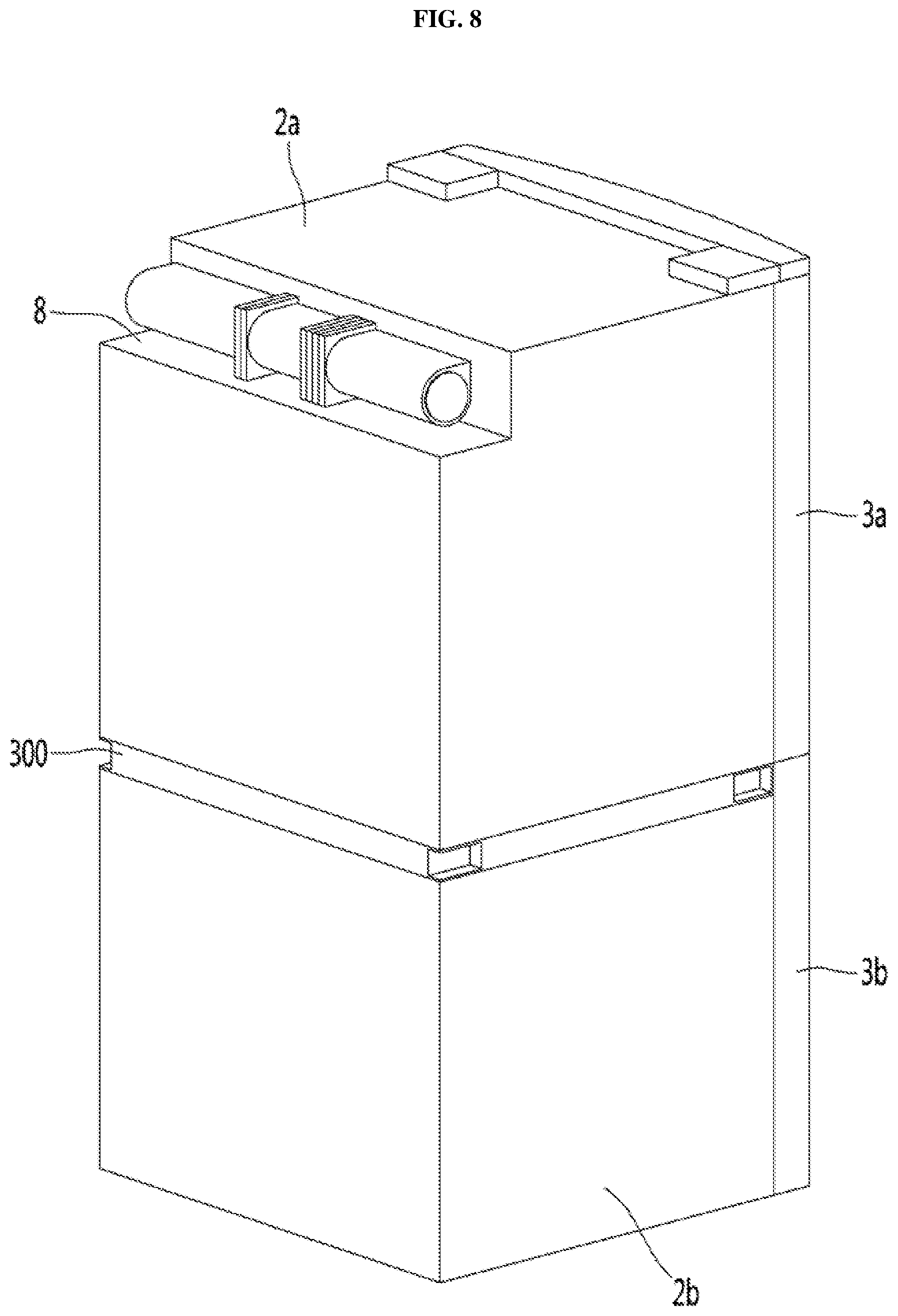 Patent US12313329 Figure 8 – Vacuum adiabatic body and refrigerator