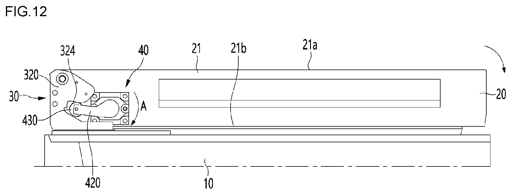 Patent US12313330 Figure 12 – Refrigerator