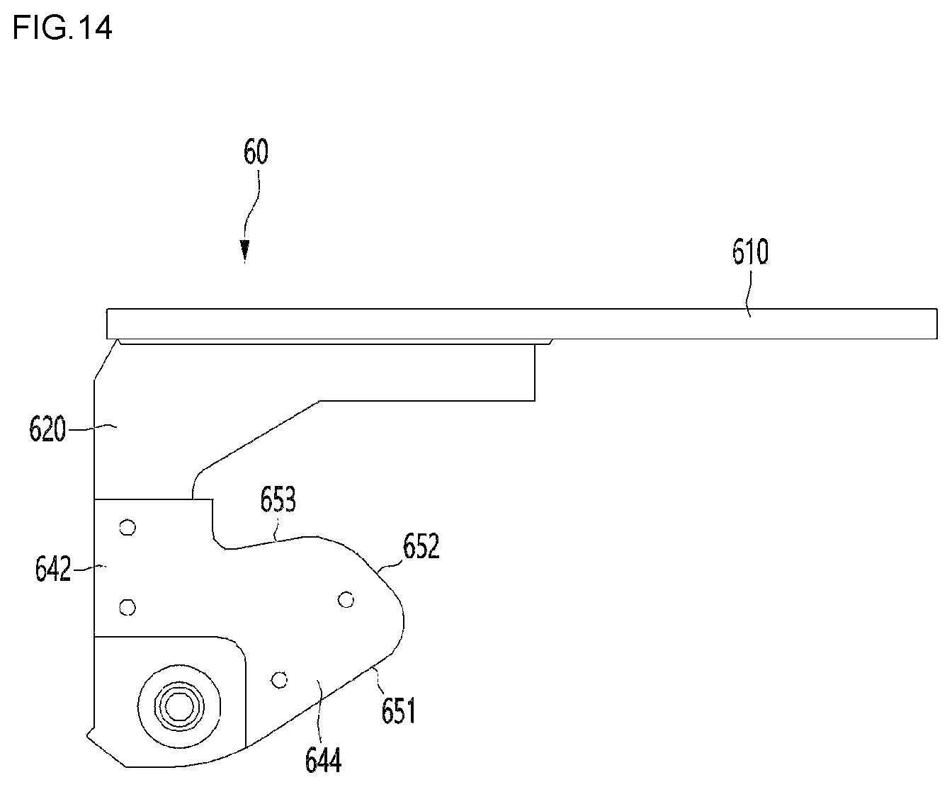 Patent US12313330 Figure 14 – Refrigerator