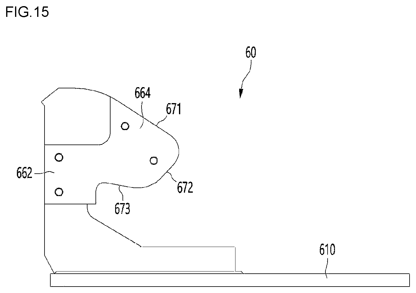 Patent US12313330 Figure 15 – Refrigerator