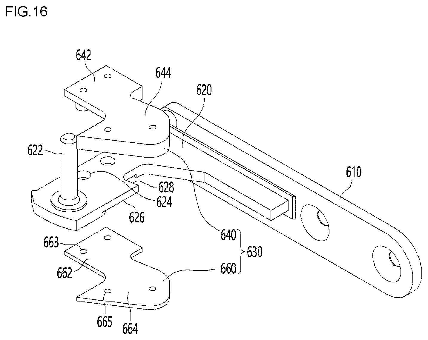 Patent US12313330 Figure 16 – Refrigerator