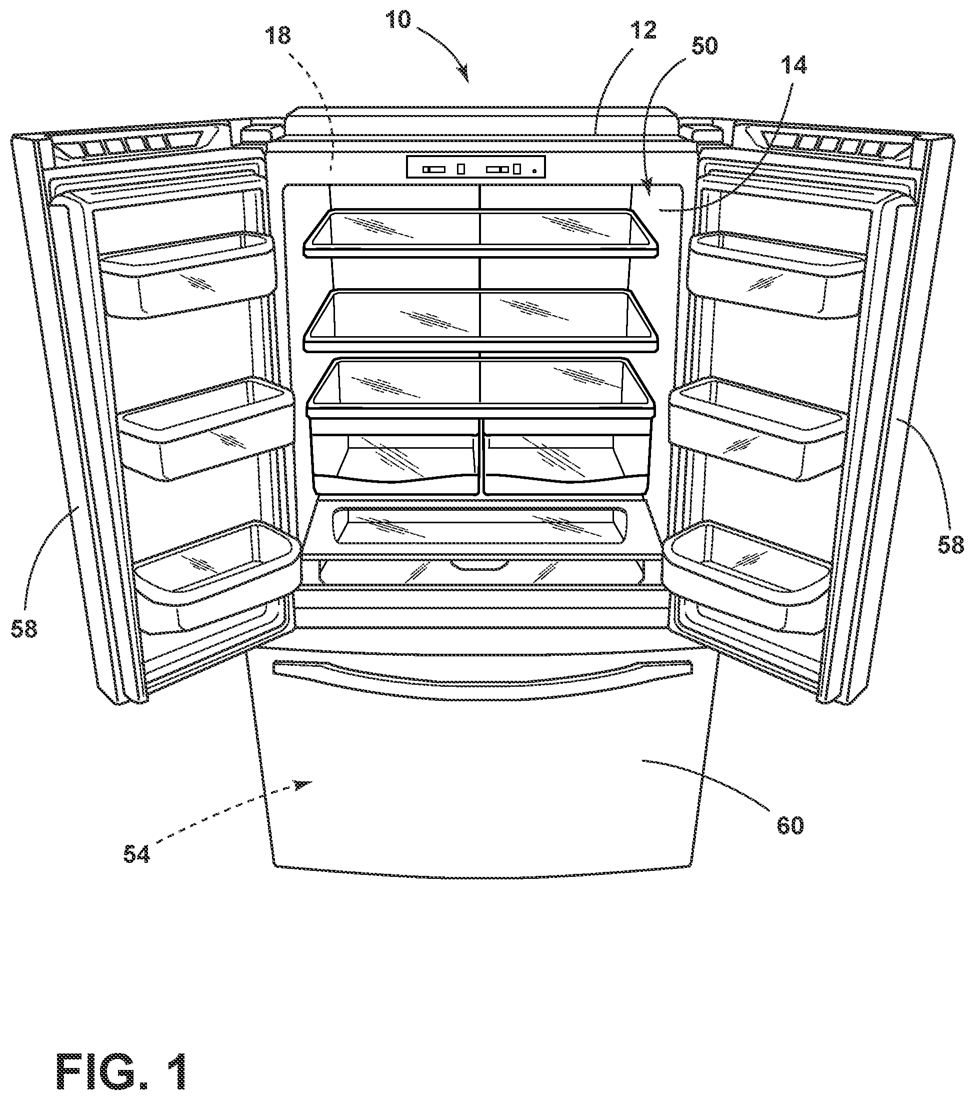 Patent US12313332 Figure 1 – Appliance trim breaker