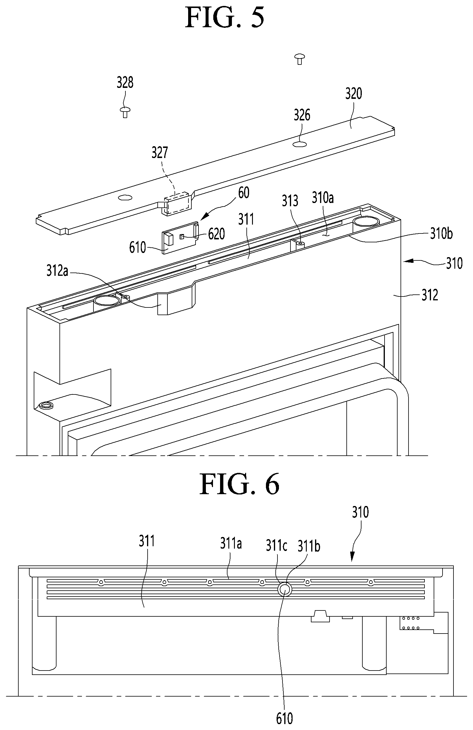 Patent US12313333 Figure 5 – Refrigerator