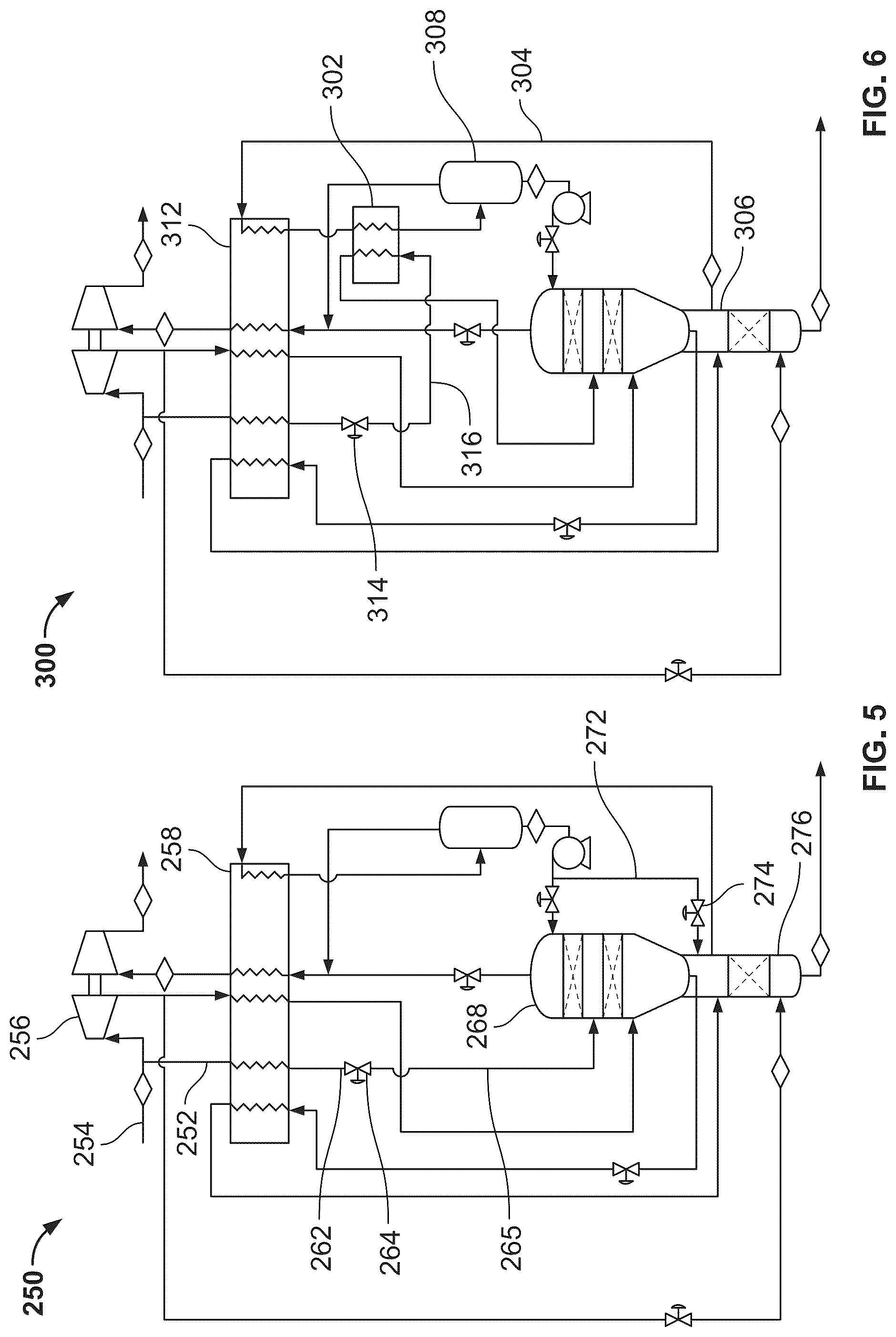 Patent US12313338 Figure 3 – Side draw reflux heavy hydrocarbon removal system and method