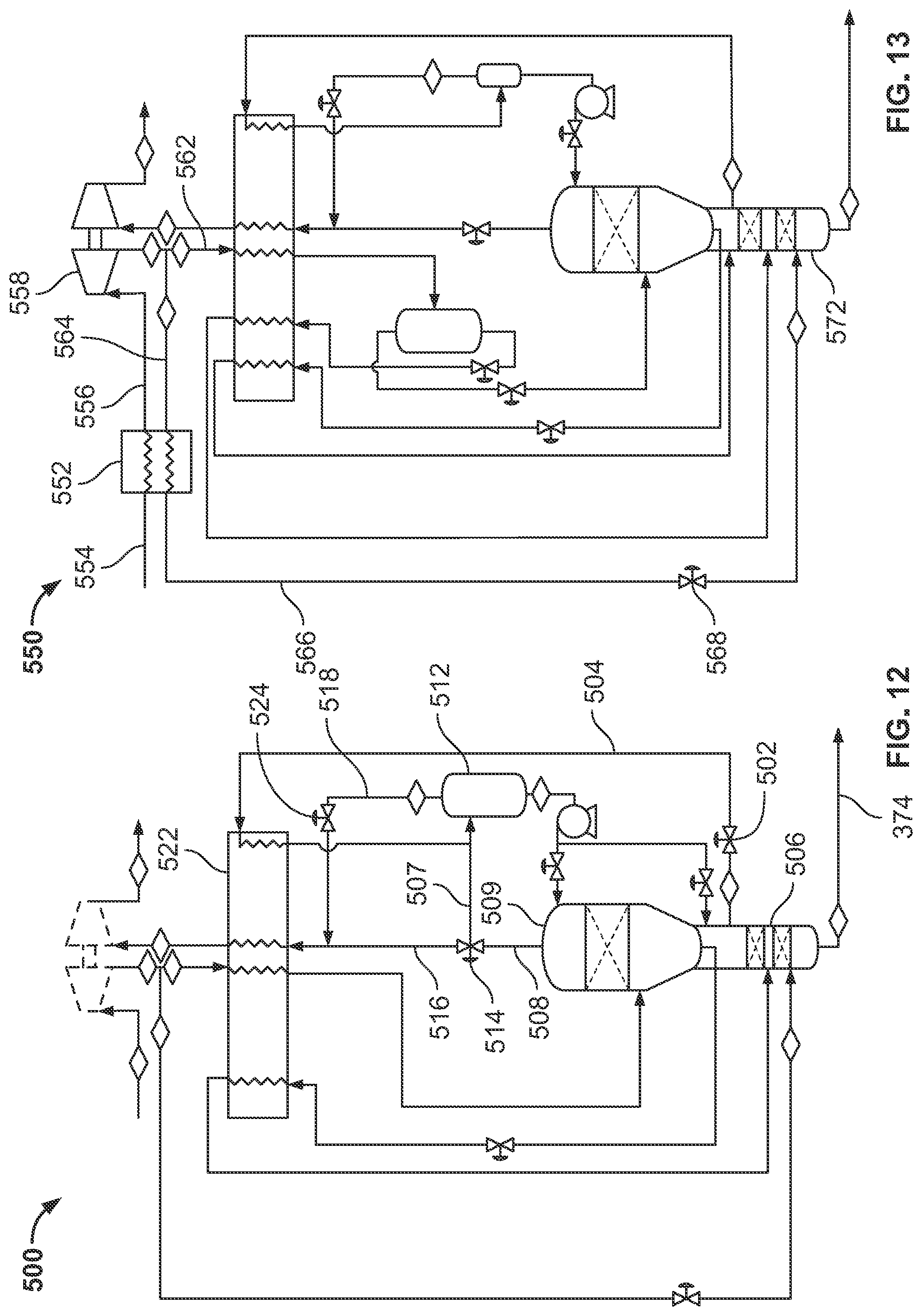 Patent US12313338 Figure 7 – Side draw reflux heavy hydrocarbon removal system and method