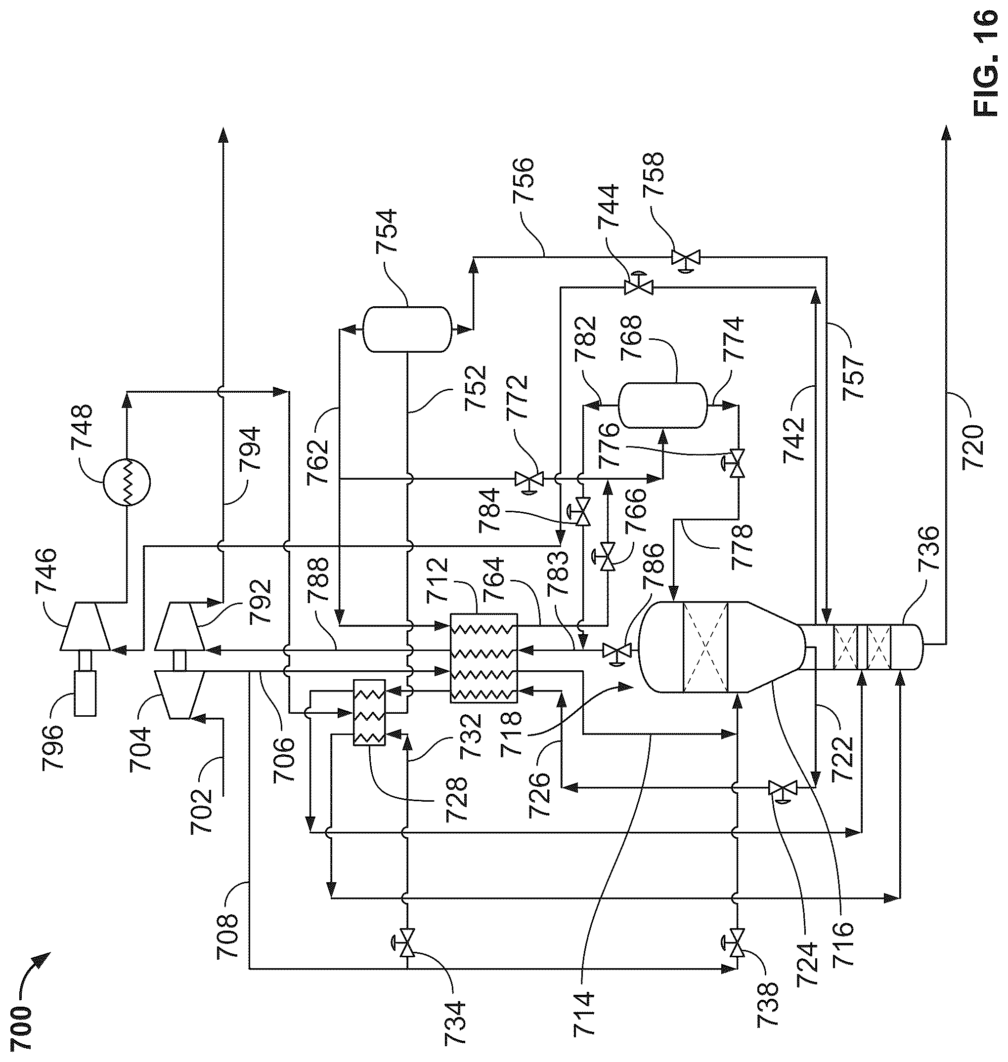 Patent US12313338 Figure 10 – Side draw reflux heavy hydrocarbon removal system and method