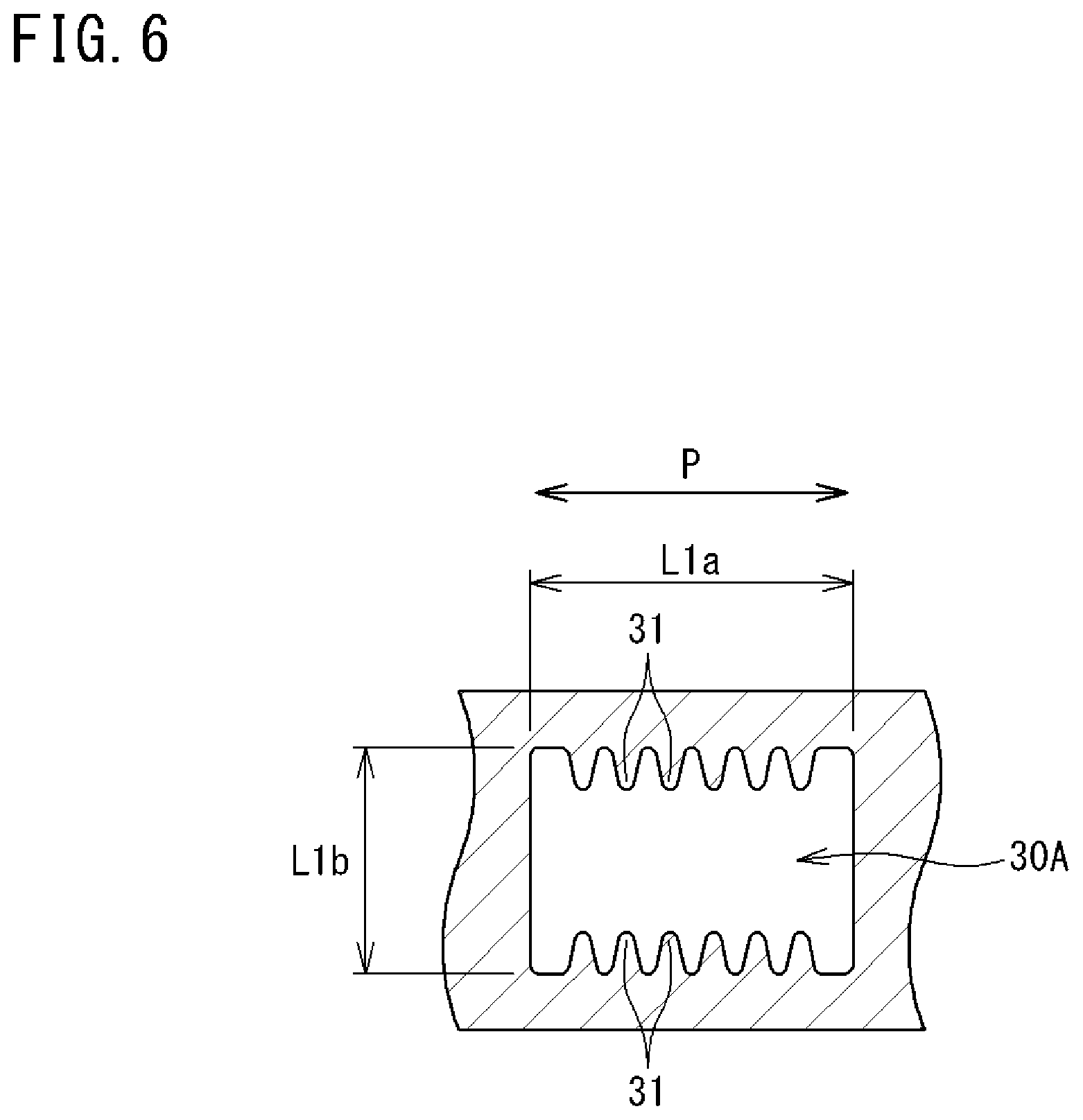 Patent US12313341 Figure 6 – Heat transfer tube and heat exchanger