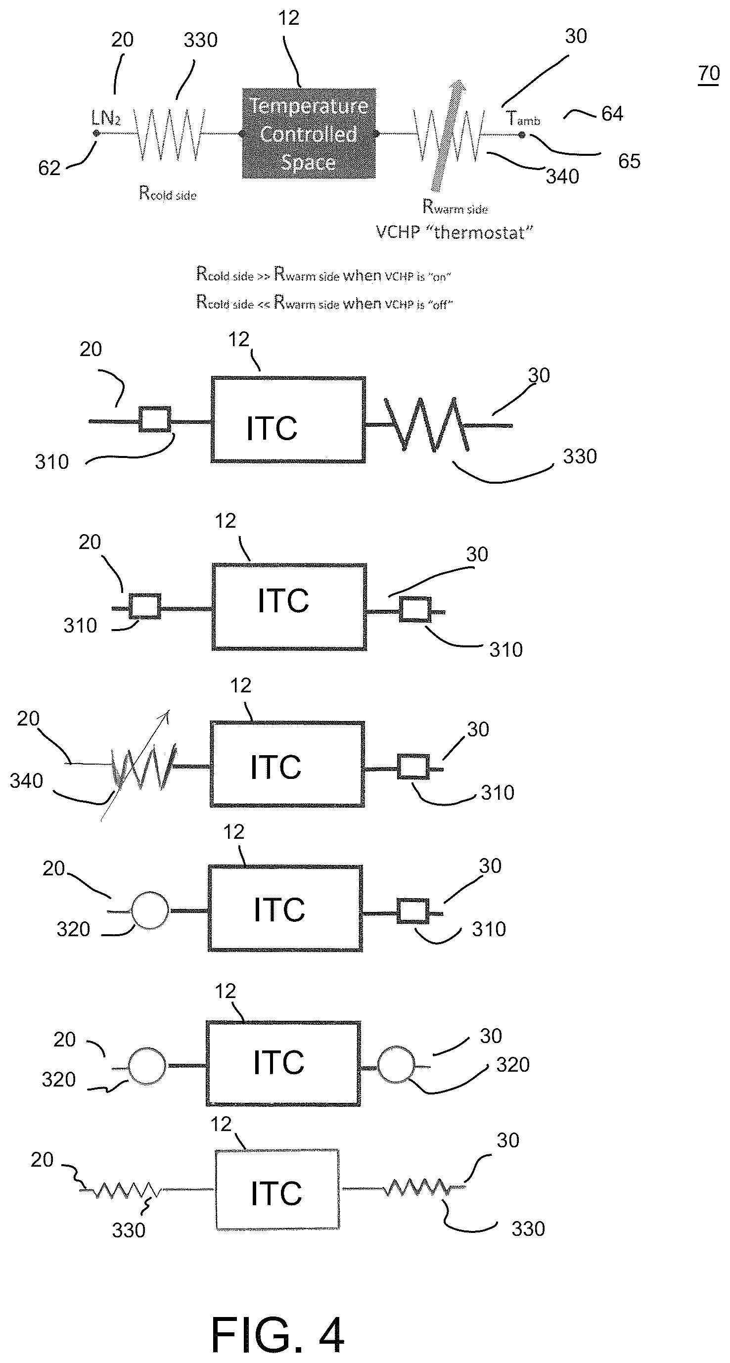 Patent US12313343 Figure 3 – Cryogenic intermediate temperature storage system