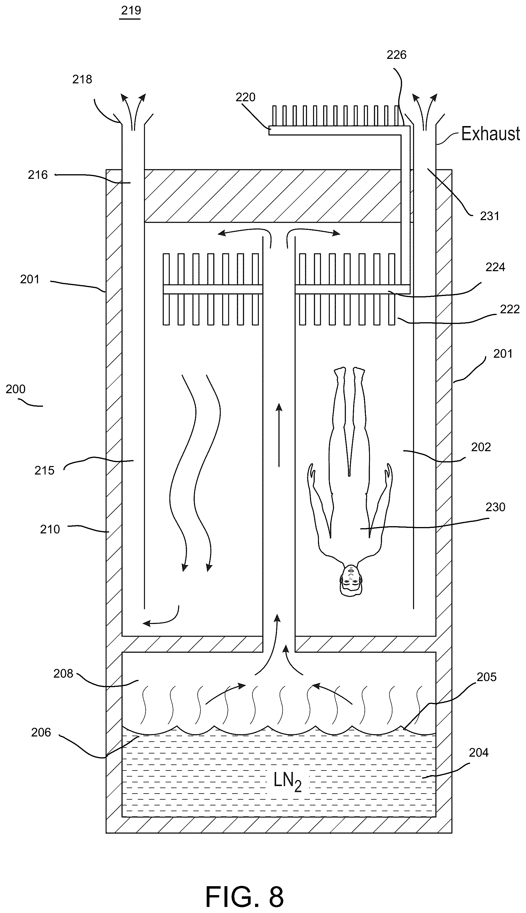 Patent US12313343 Figure 7 – Cryogenic intermediate temperature storage system