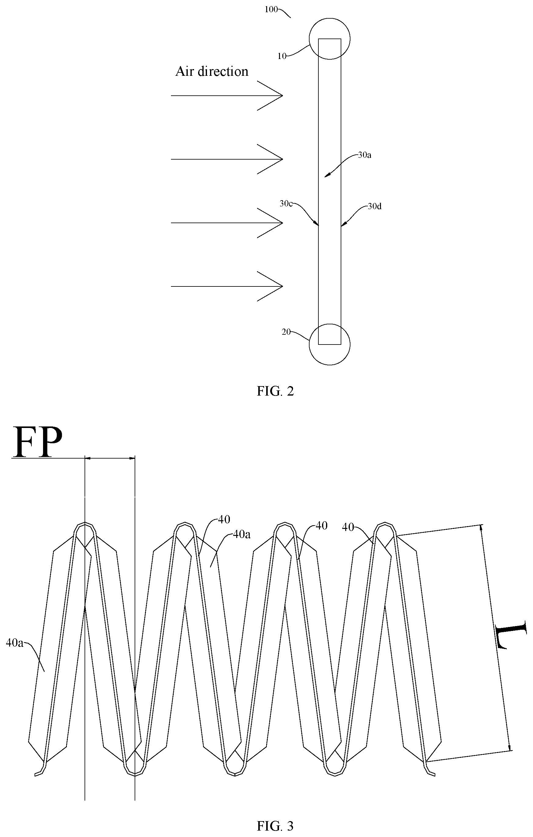 Patent US12313348 Figure 2 – Flat tube, multi-channel heat exchanger, and air conditioning and refrigeration system