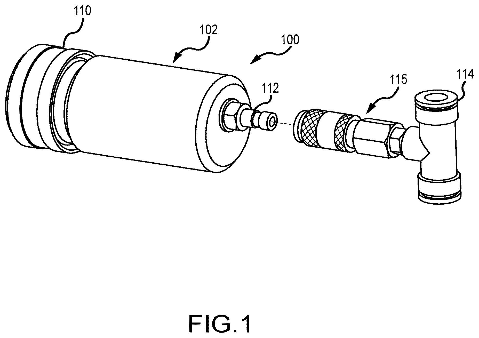 Patent US12313356 Figure 1 – Data logger device and system for high pressure leaning lance drive apparatus