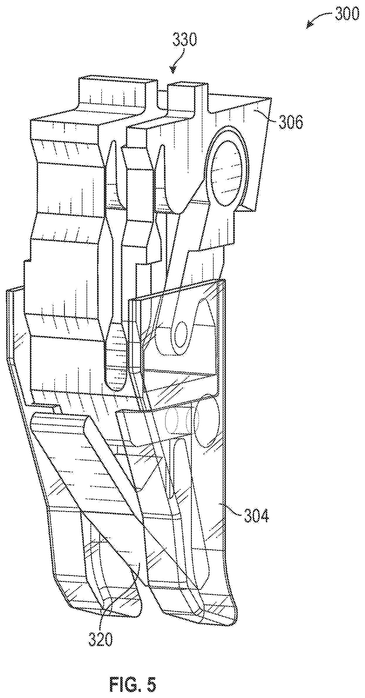 Patent US12313357 Figure 7 – Flexible hinge based trigger for a firearm