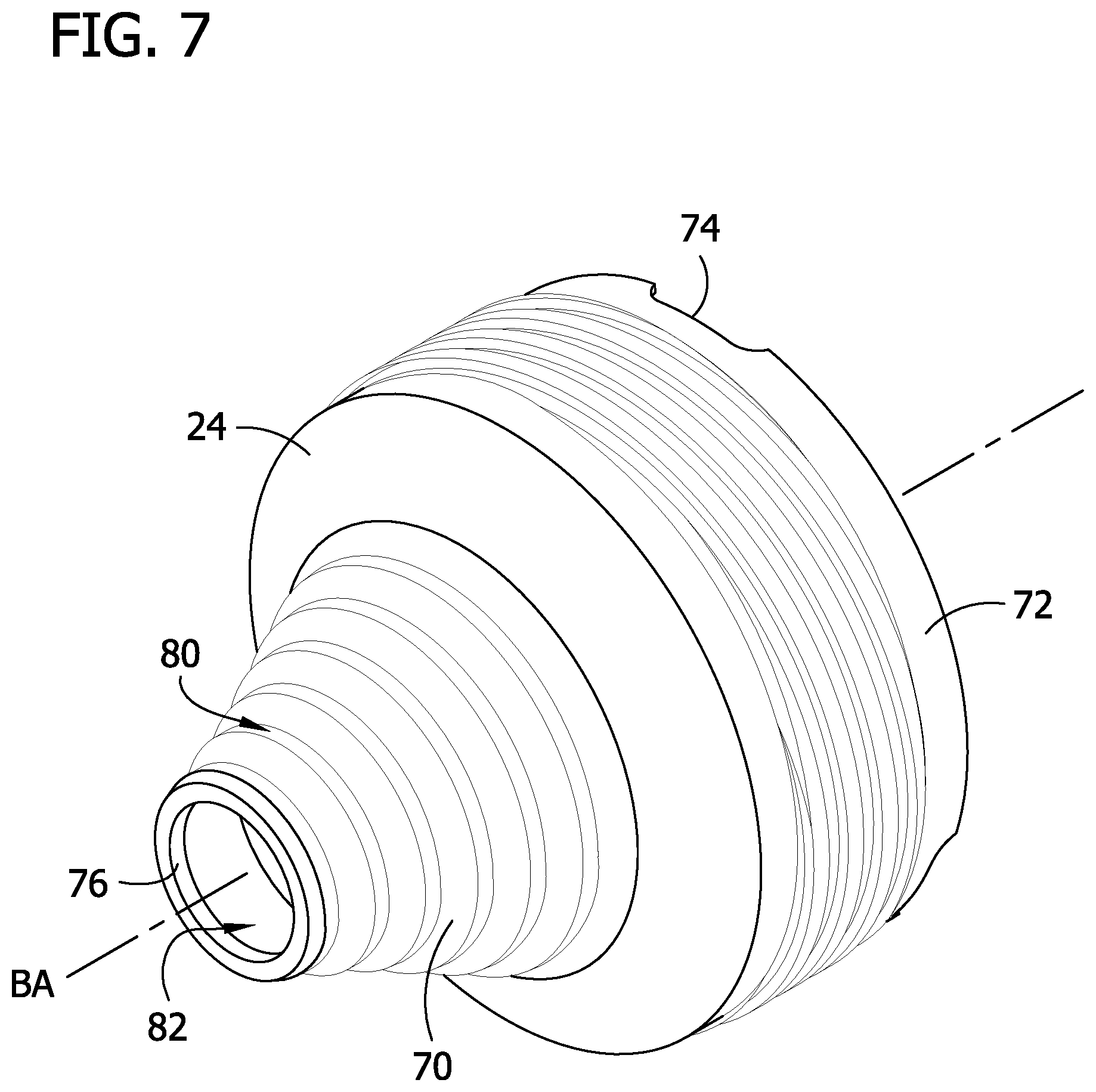 Patent US12313359 Figure 7 – Expansion-compression baffle