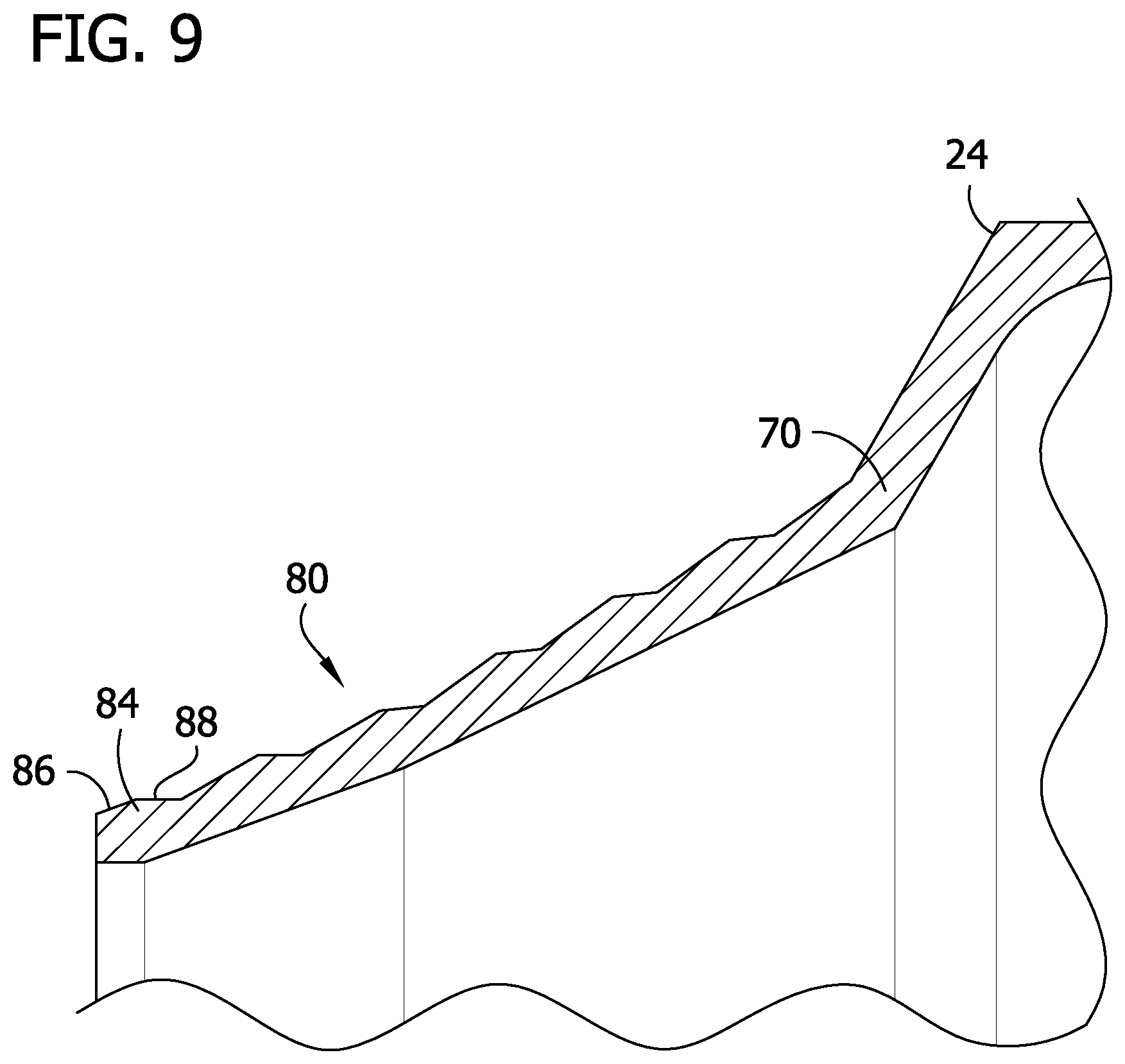 Patent US12313359 Figure 9 – Expansion-compression baffle
