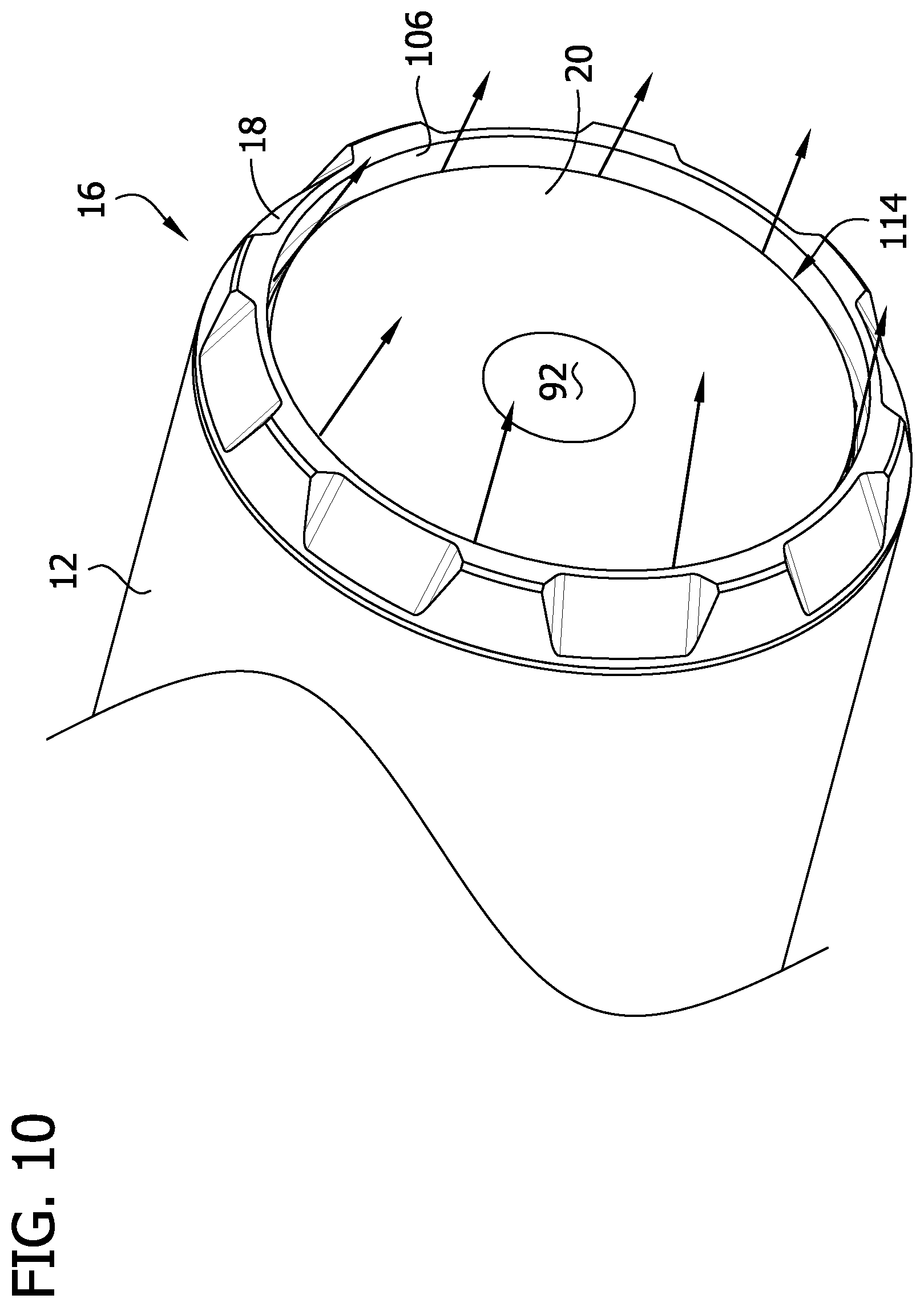Patent US12313359 Figure 10 – Expansion-compression baffle