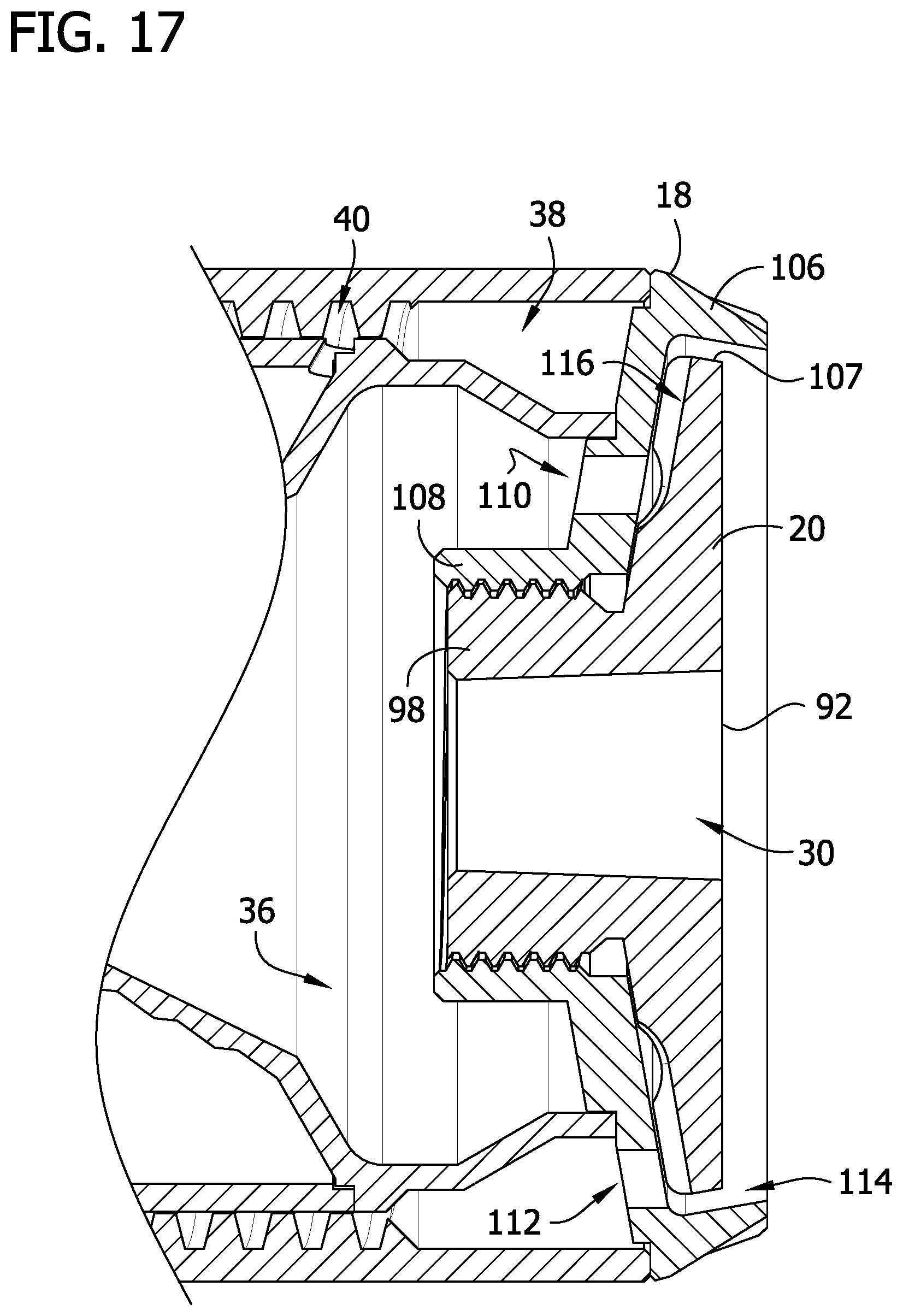 Patent US12313359 Figure 17 – Expansion-compression baffle