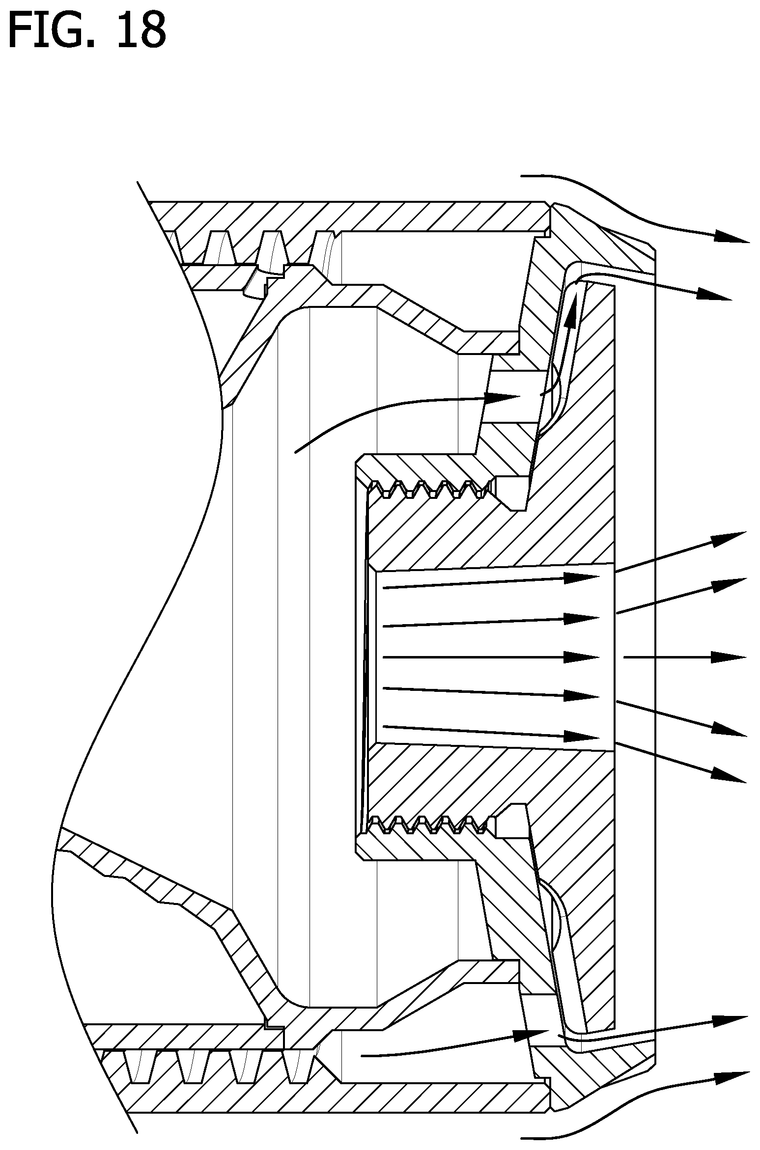 Patent US12313359 Figure 18 – Expansion-compression baffle