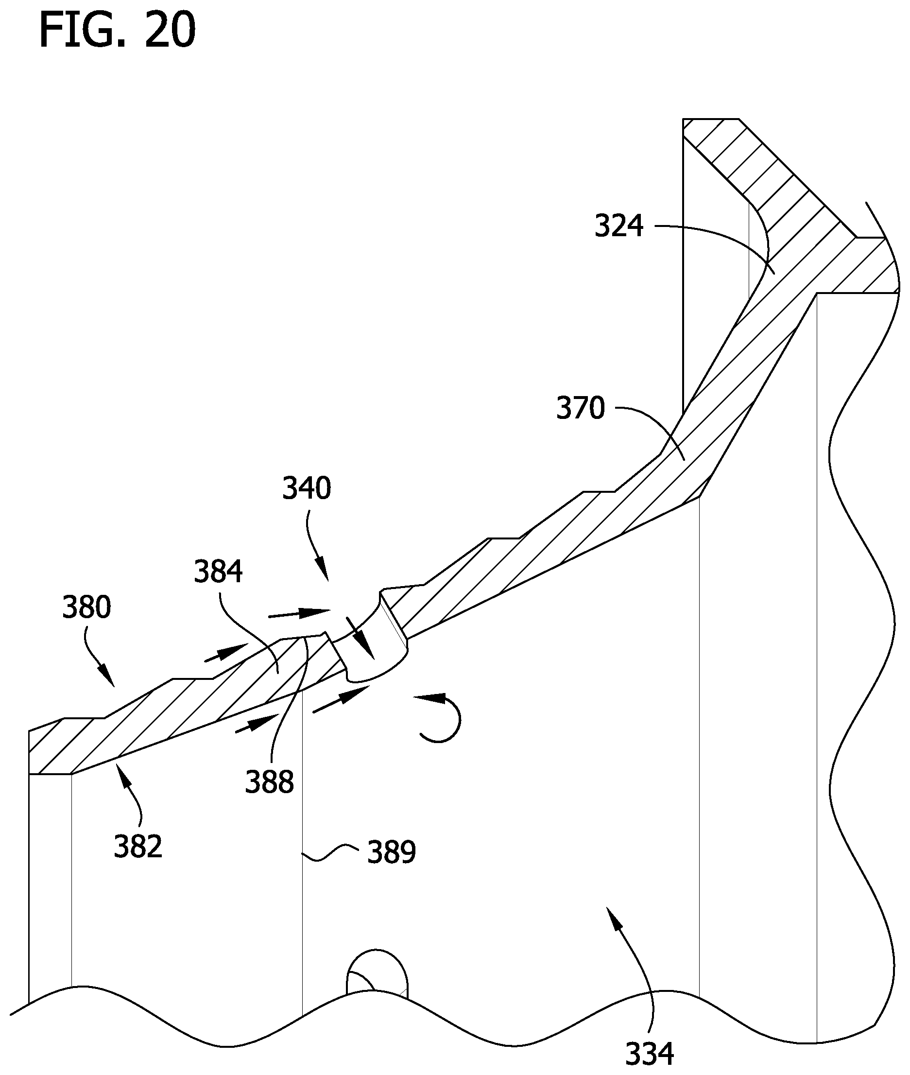 Patent US12313359 Figure 20 – Expansion-compression baffle