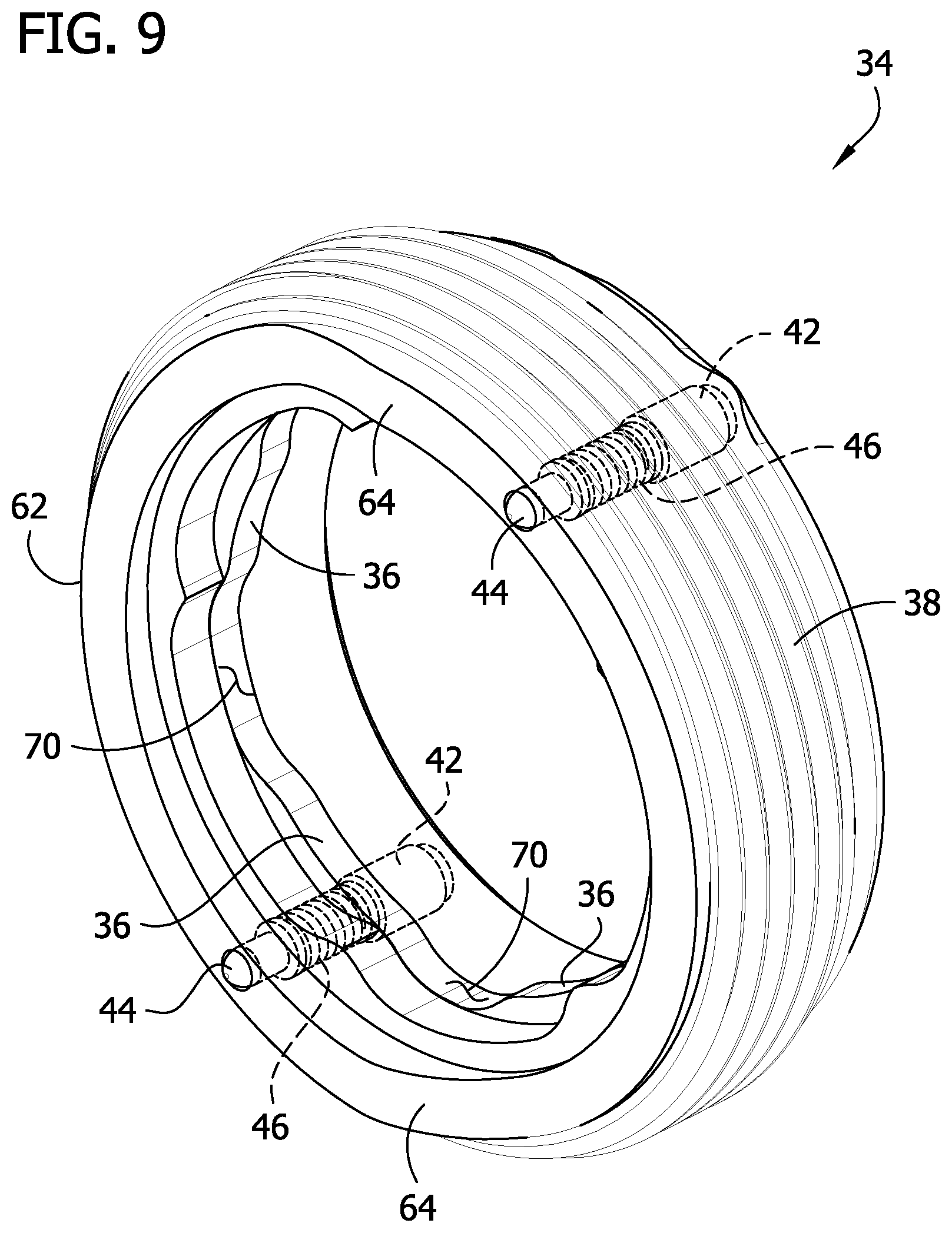 Patent US12313361 Figure 9 – Muzzle mount assembly