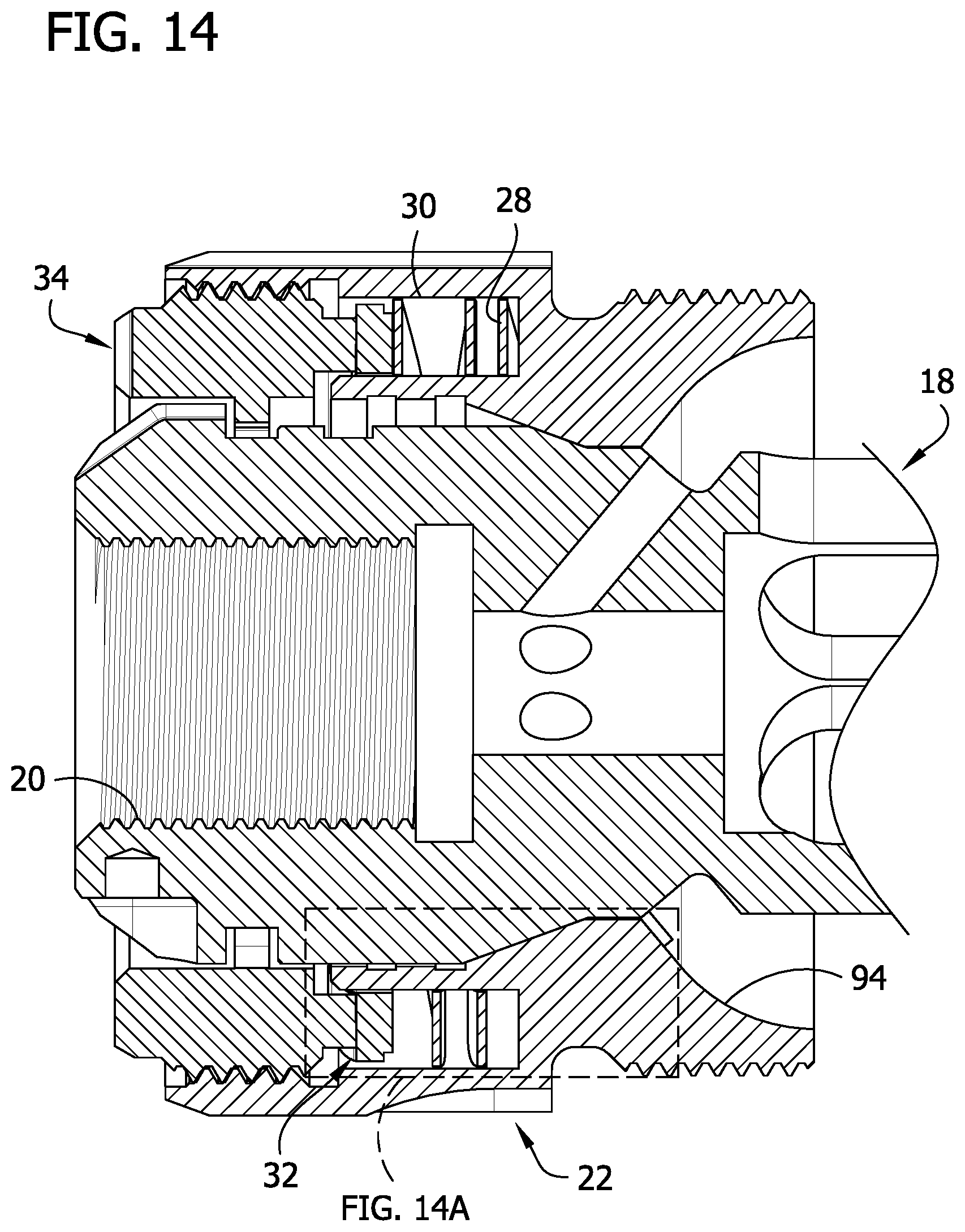 Patent US12313361 Figure 15 – Muzzle mount assembly