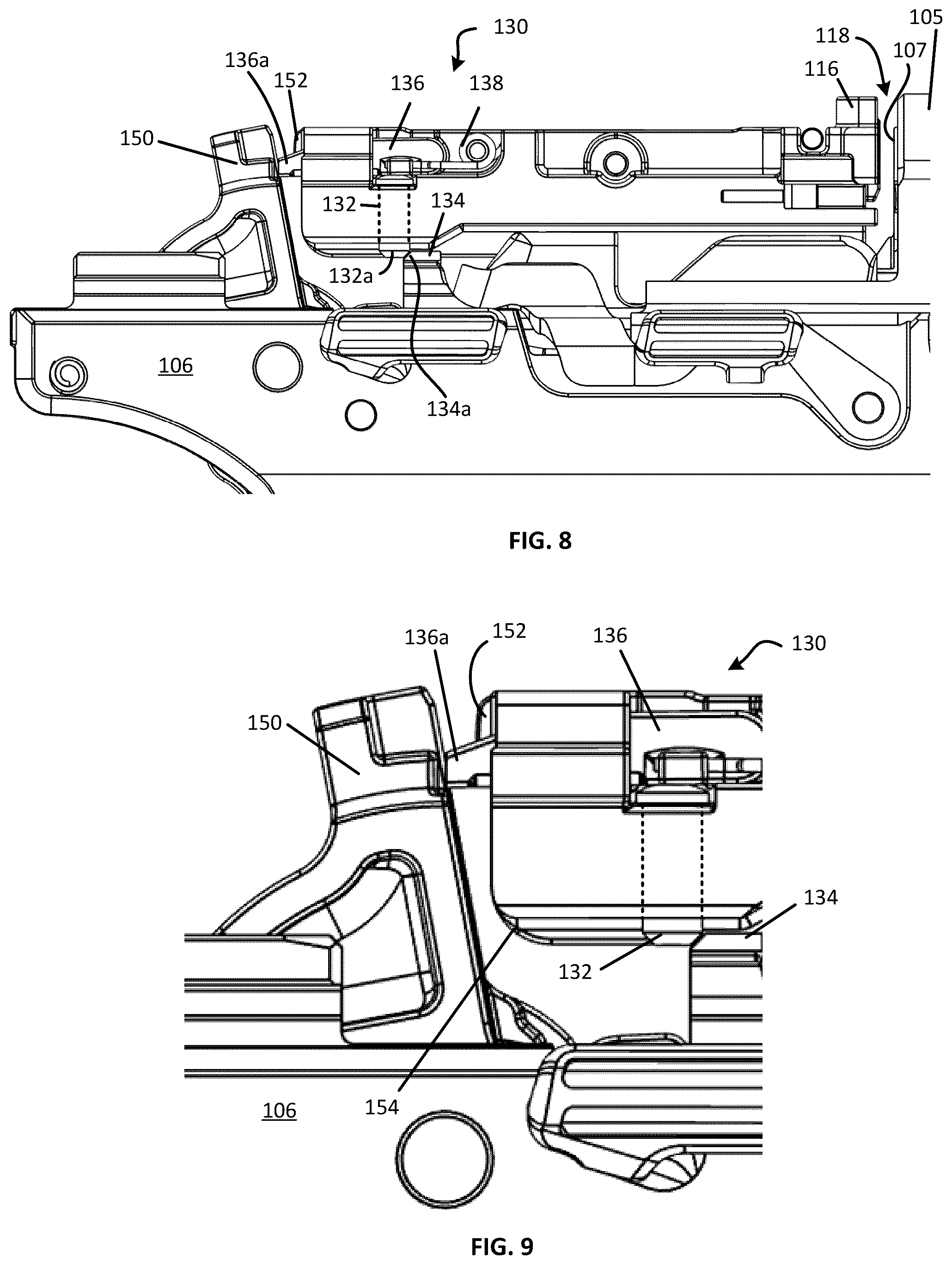 Patent US12313364 Figure 5 – Safety mechanism for blowback firearm
