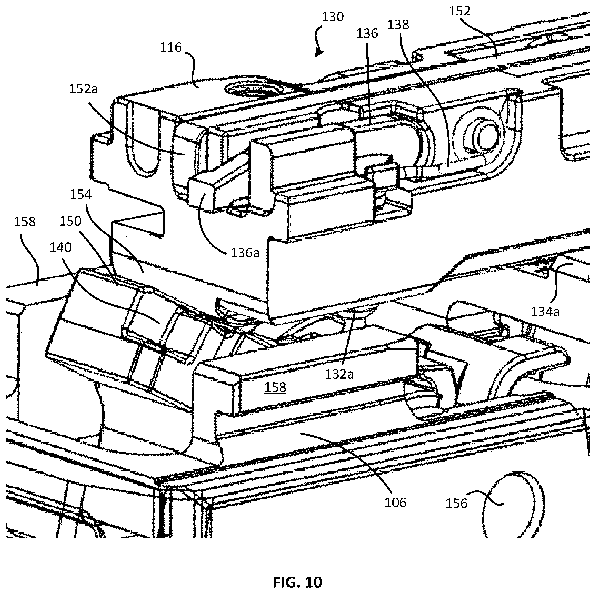 Patent US12313364 Figure 6 – Safety mechanism for blowback firearm
