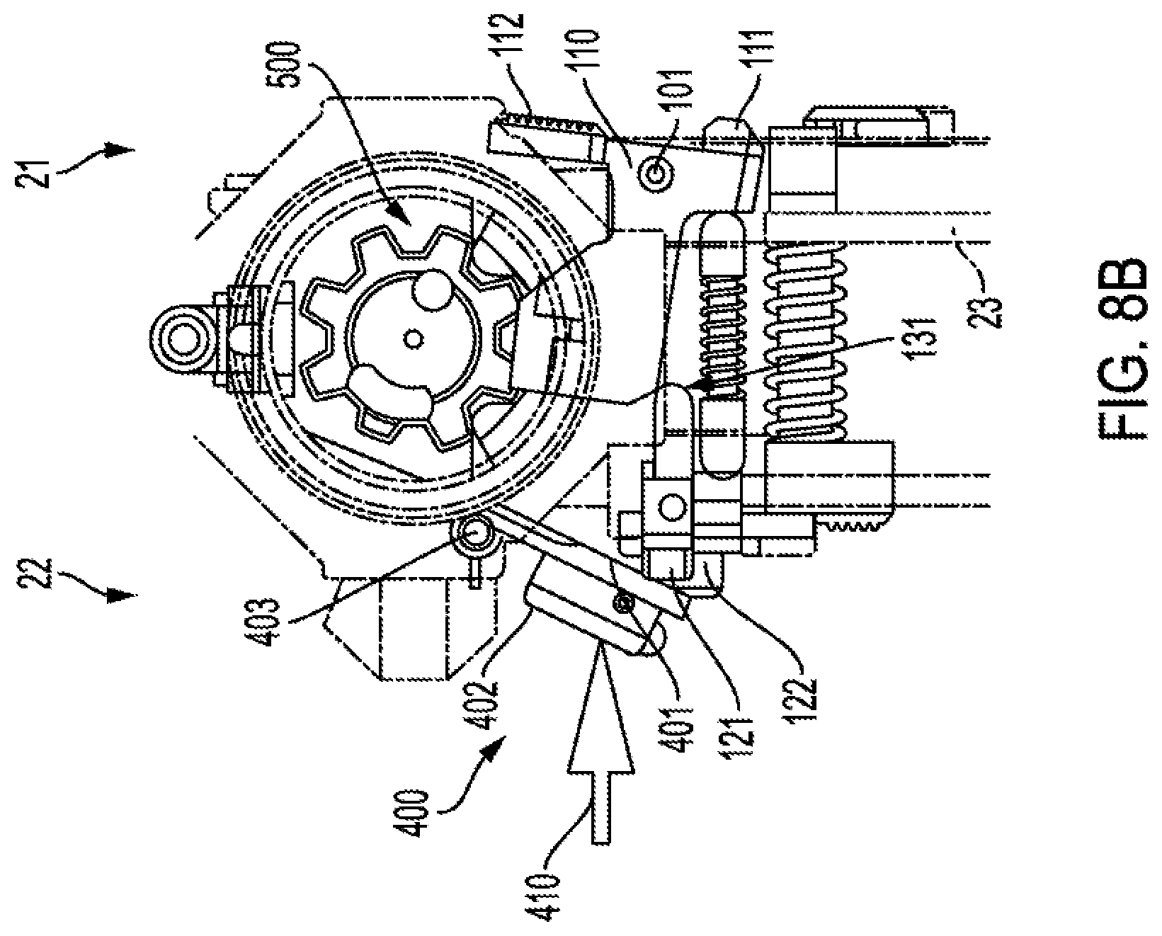 Patent US12313366 Figure 13 – Ambidextrous firearm controls