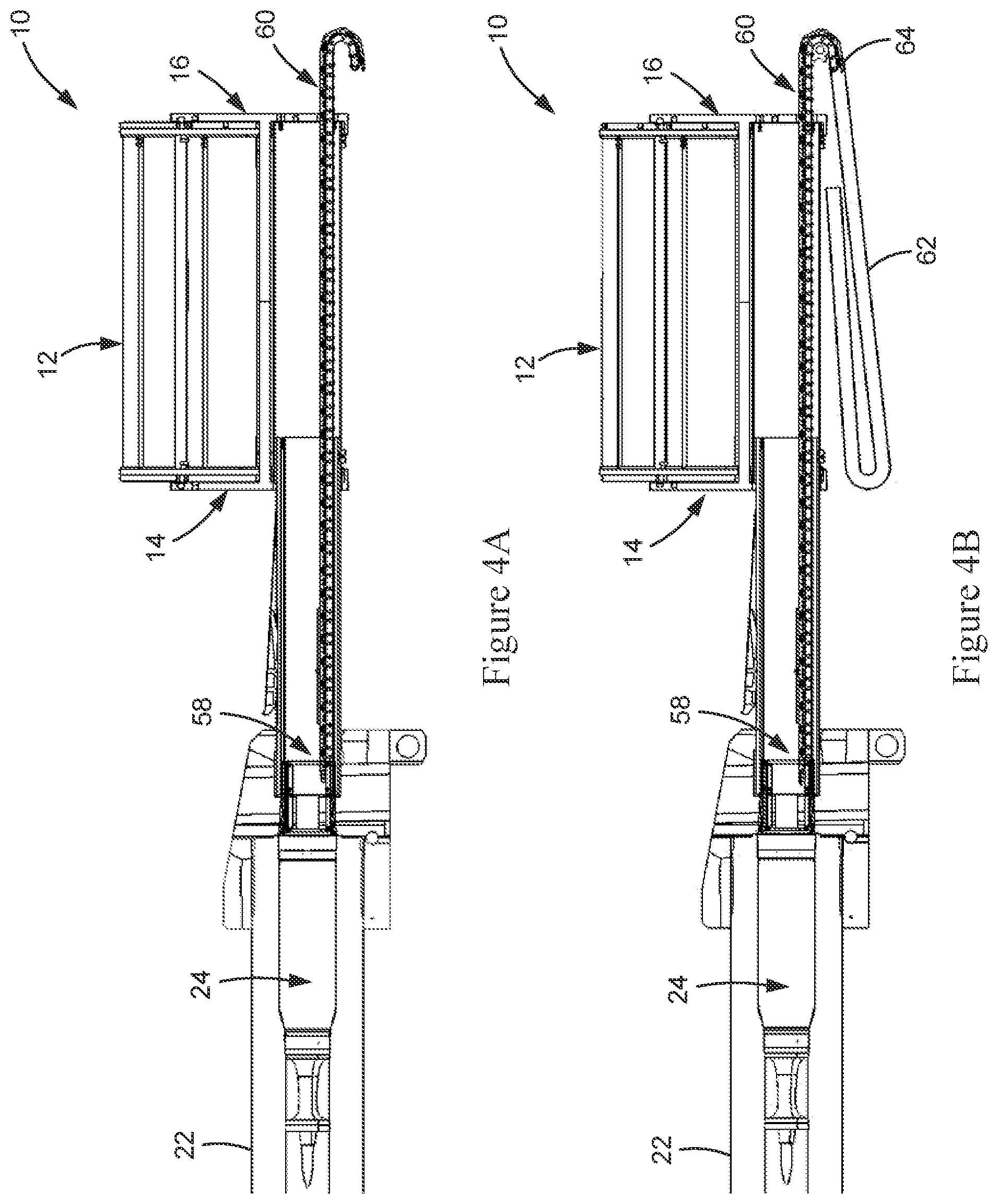 Patent US12313368 Figure 5 – Storage and loading system for large caliber ammunition