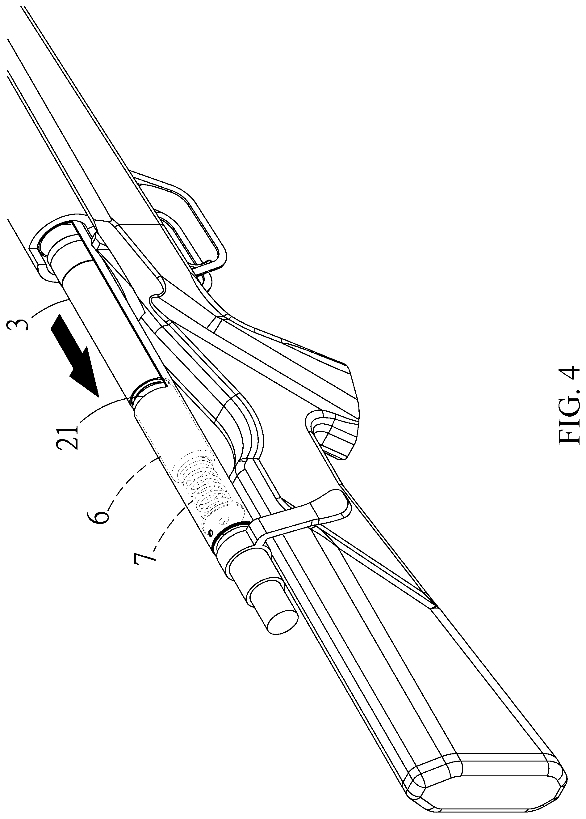 Patent US12313370 Figure 4 – Gas canister replacement structure of toy gun