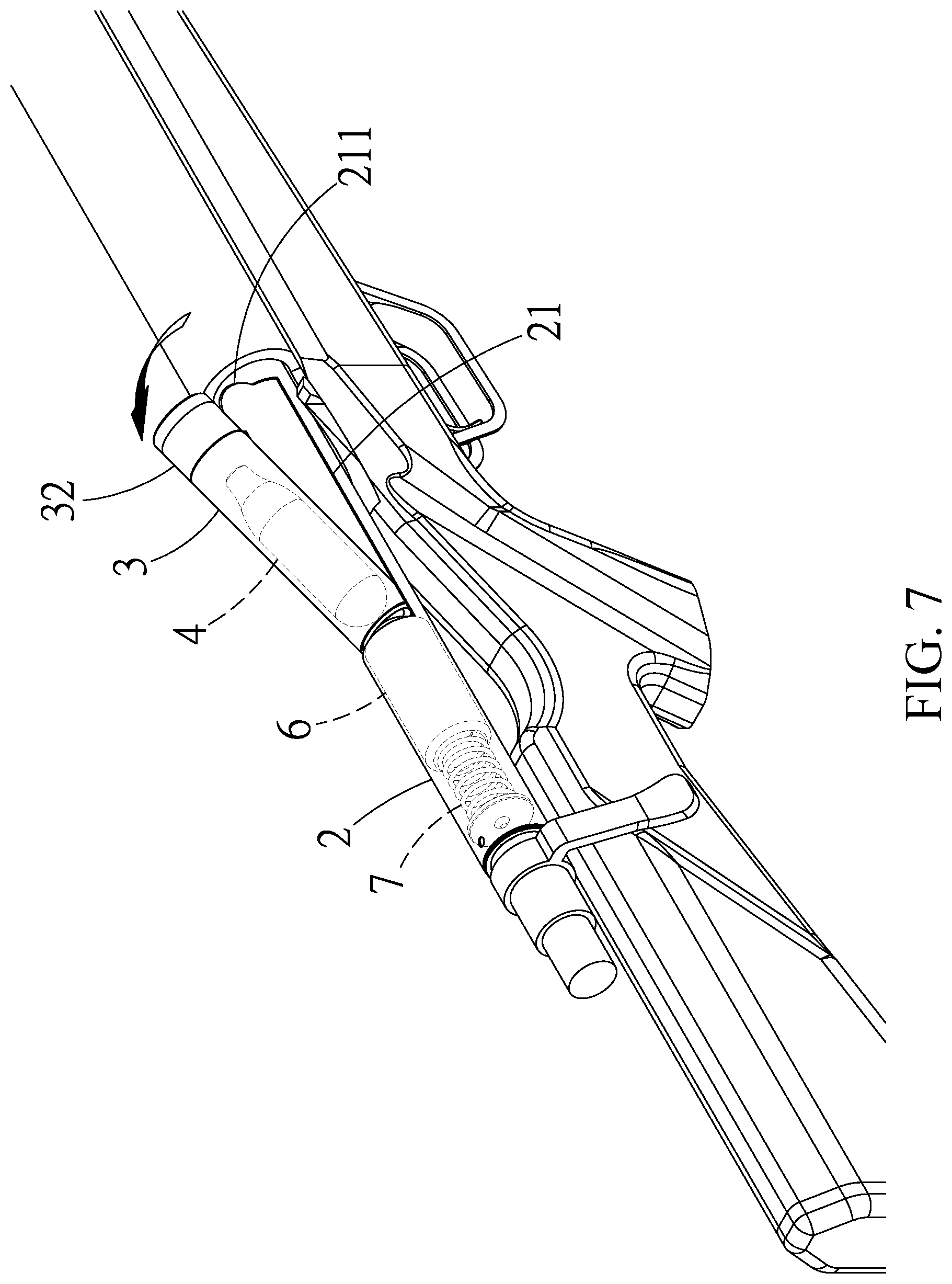 Patent US12313370 Figure 7 – Gas canister replacement structure of toy gun