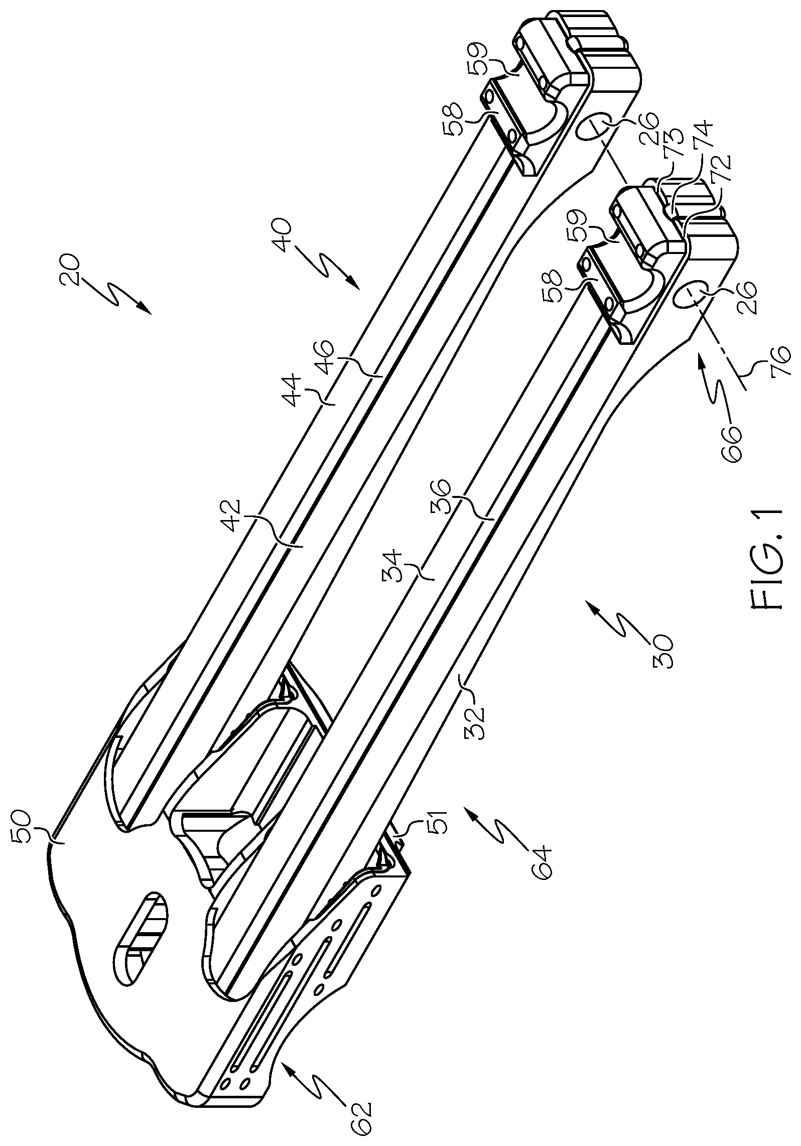 Patent US12313371 Figure 1 – Archery bow limb construction