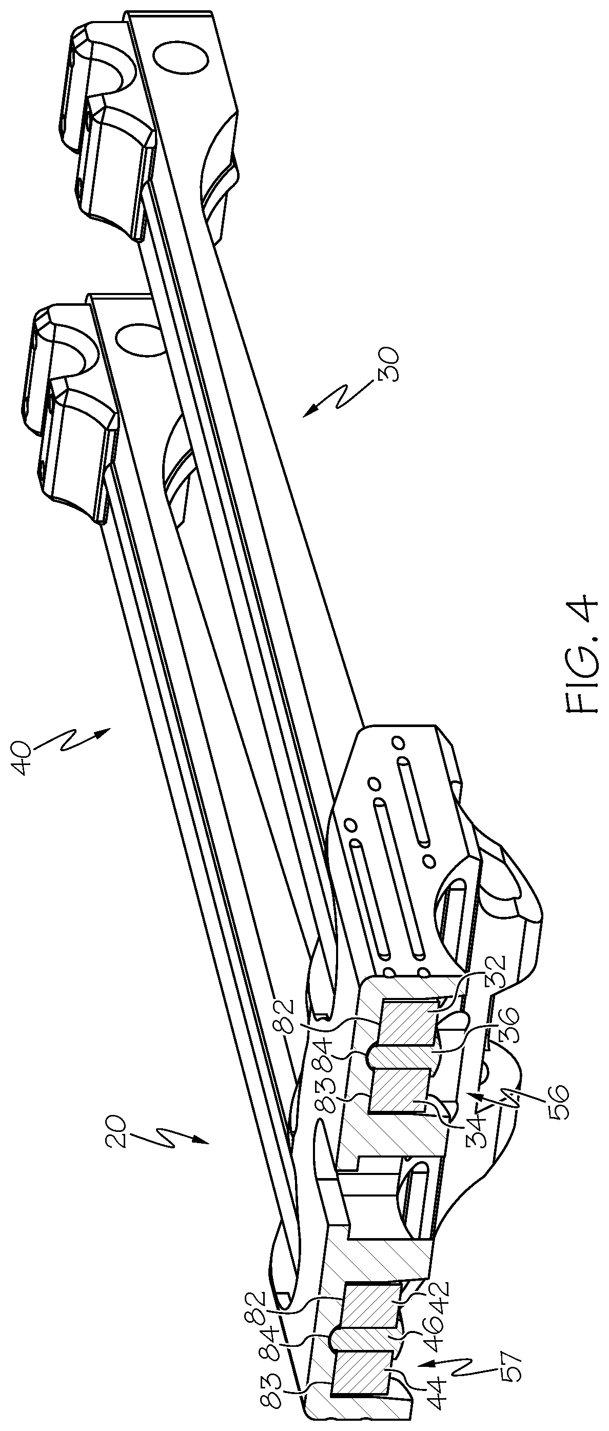 Patent US12313371 Figure 4 – Archery bow limb construction