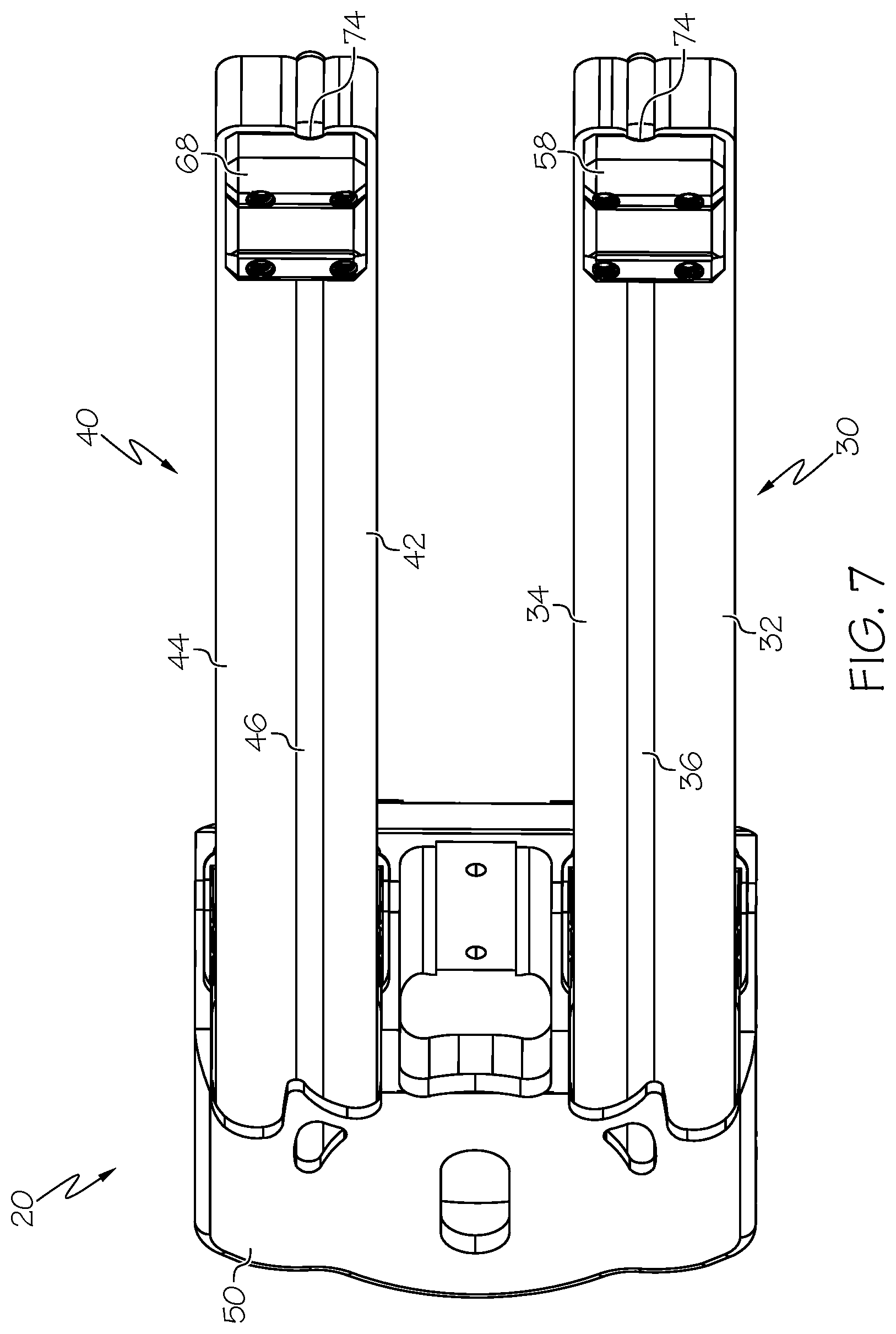 Patent US12313371 Figure 7 – Archery bow limb construction