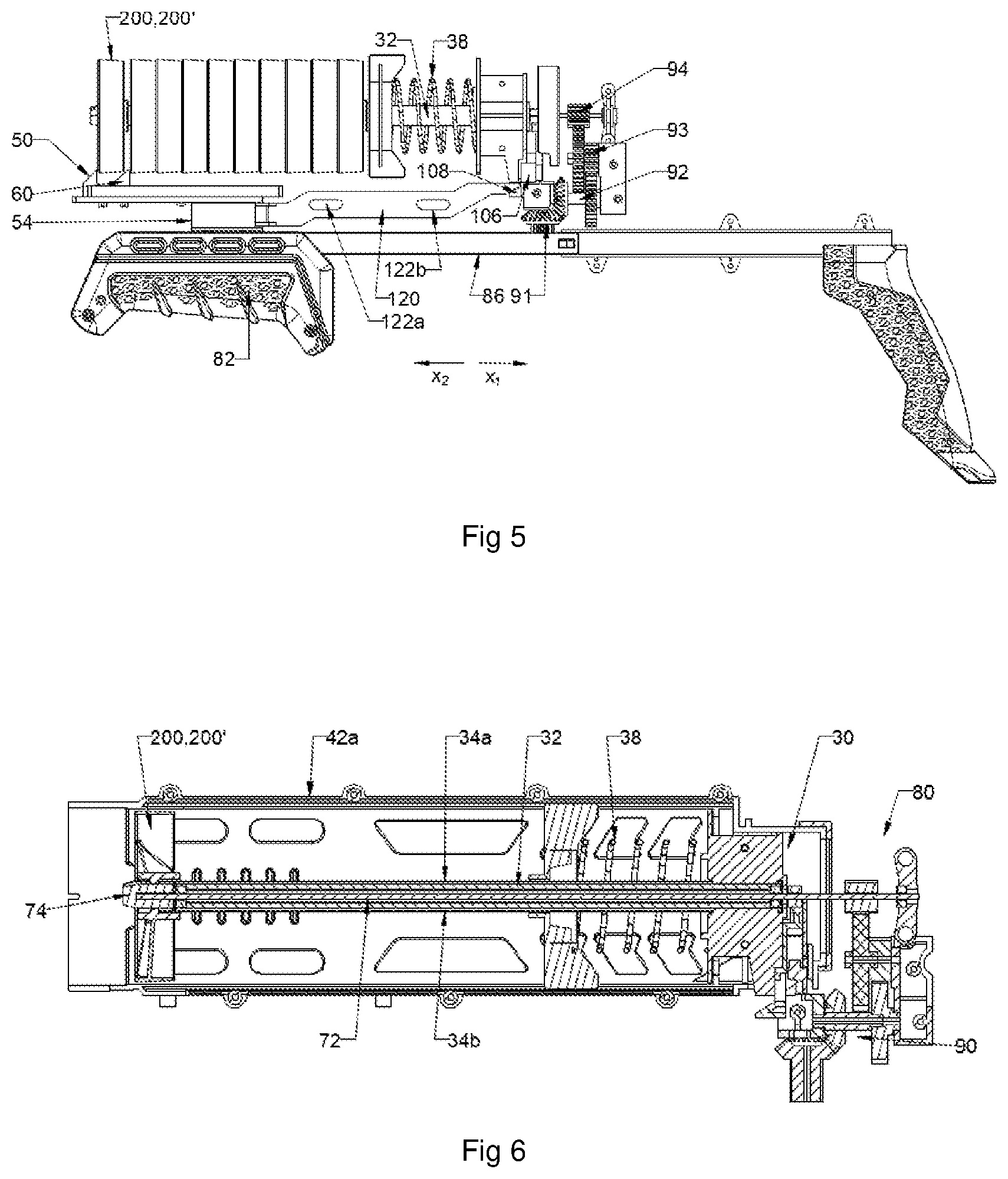 Patent US12313372 Figure 3 – Toy copter ring launcher with axially stacked ring magazine and improved copter ring