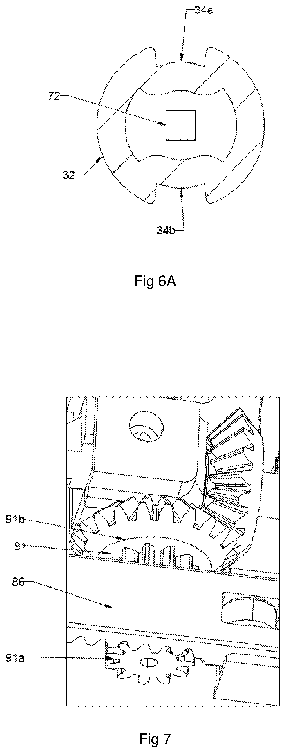 Patent US12313372 Figure 4 – Toy copter ring launcher with axially stacked ring magazine and improved copter ring
