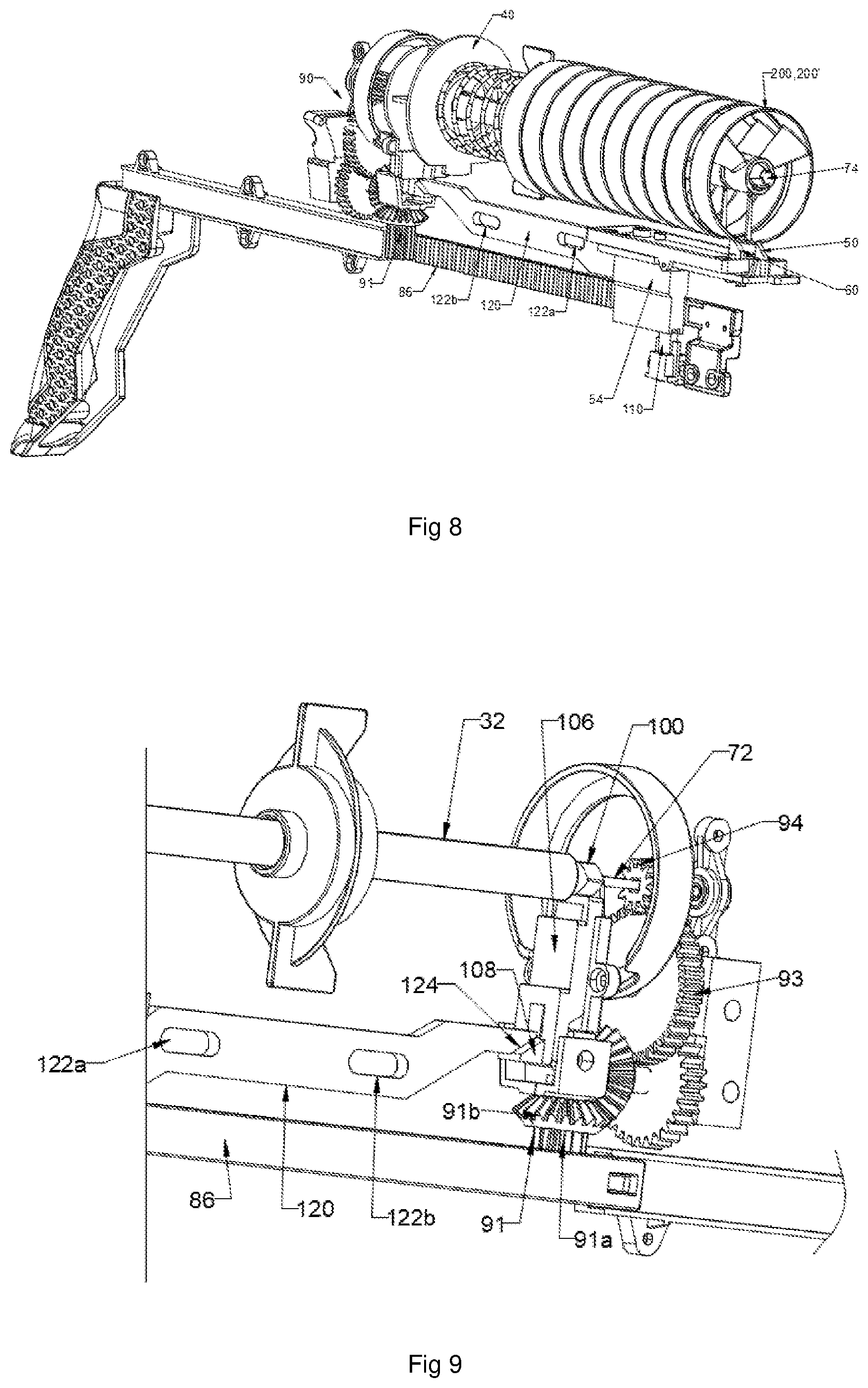 Patent US12313372 Figure 5 – Toy copter ring launcher with axially stacked ring magazine and improved copter ring