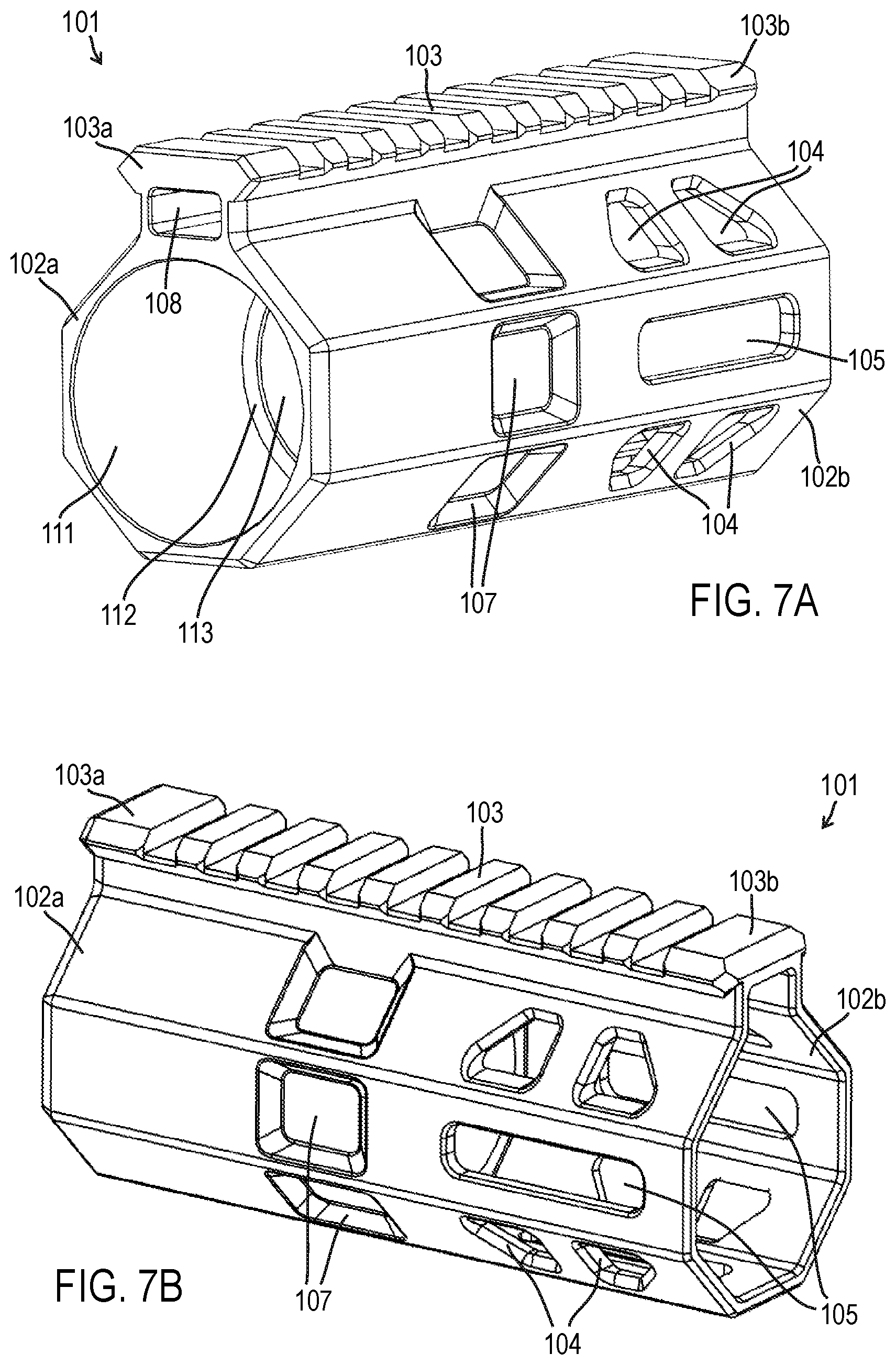 Patent US12313373 Figure 9 – Handguard assembly