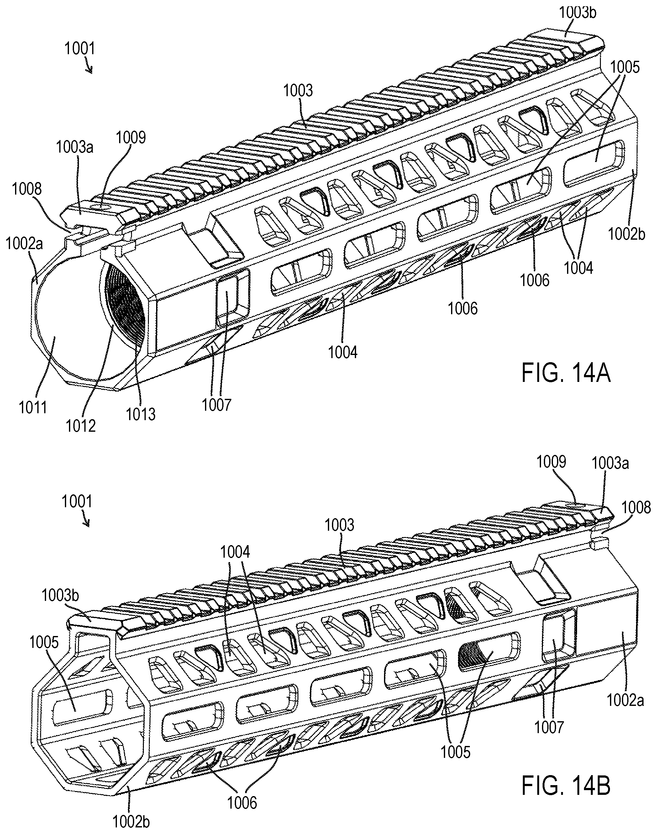 Patent US12313373 Figure 16 – Handguard assembly
