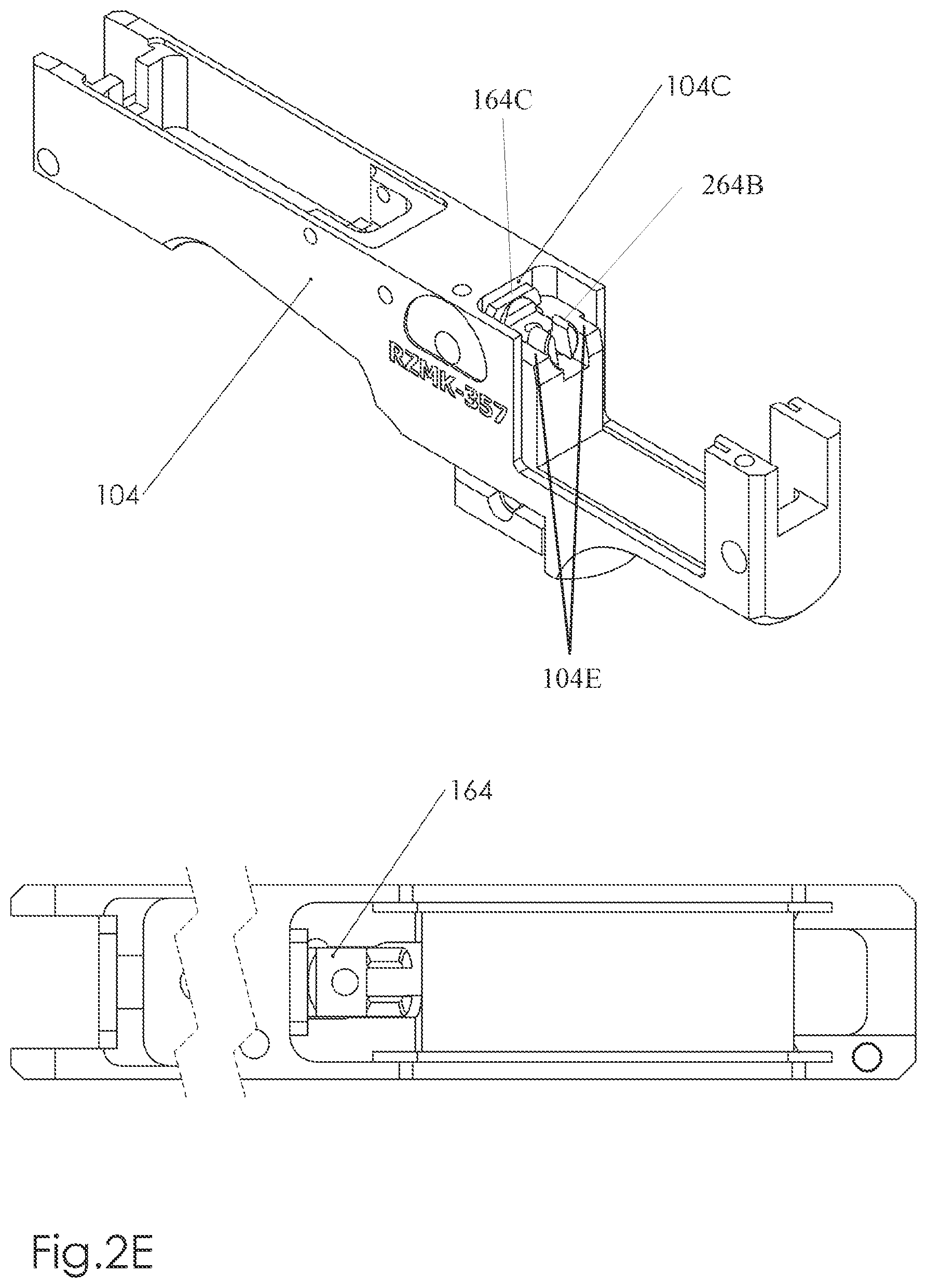 Patent US12313375 Figure 5 – Open frame revolver with changeable drum