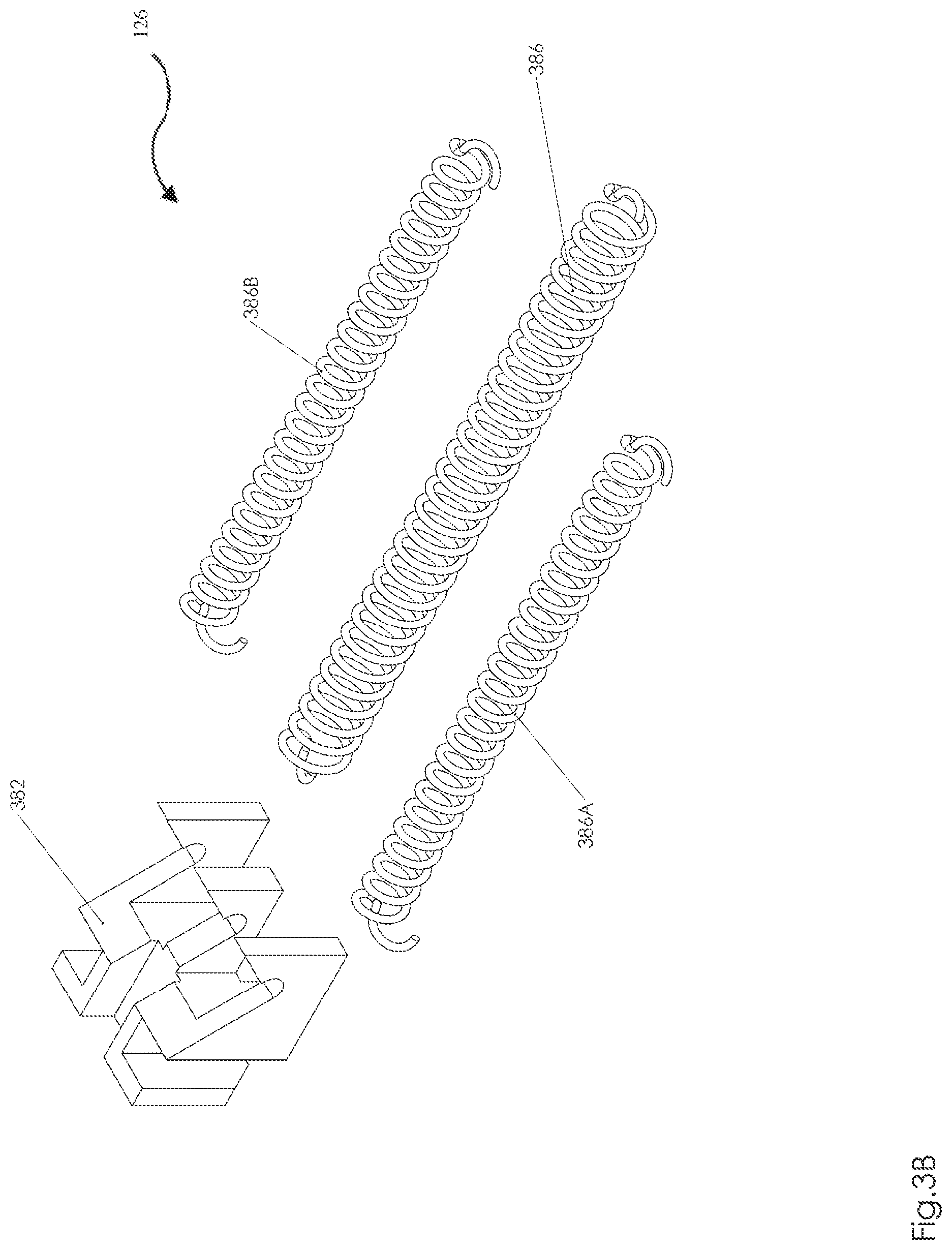 Patent US12313375 Figure 8 – Open frame revolver with changeable drum