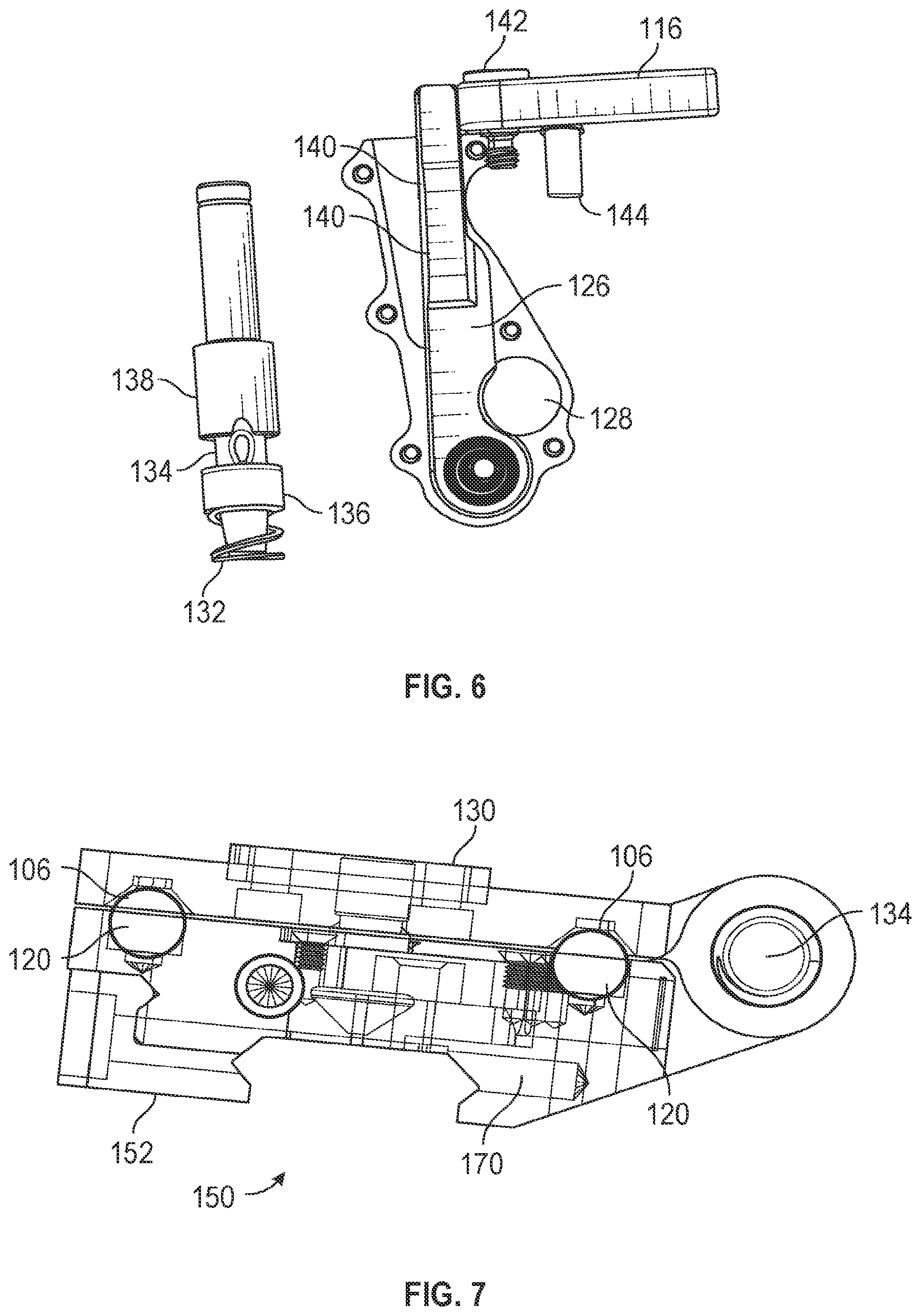 Patent US12313378 Figure 5 – Kinematic mount for a firearm