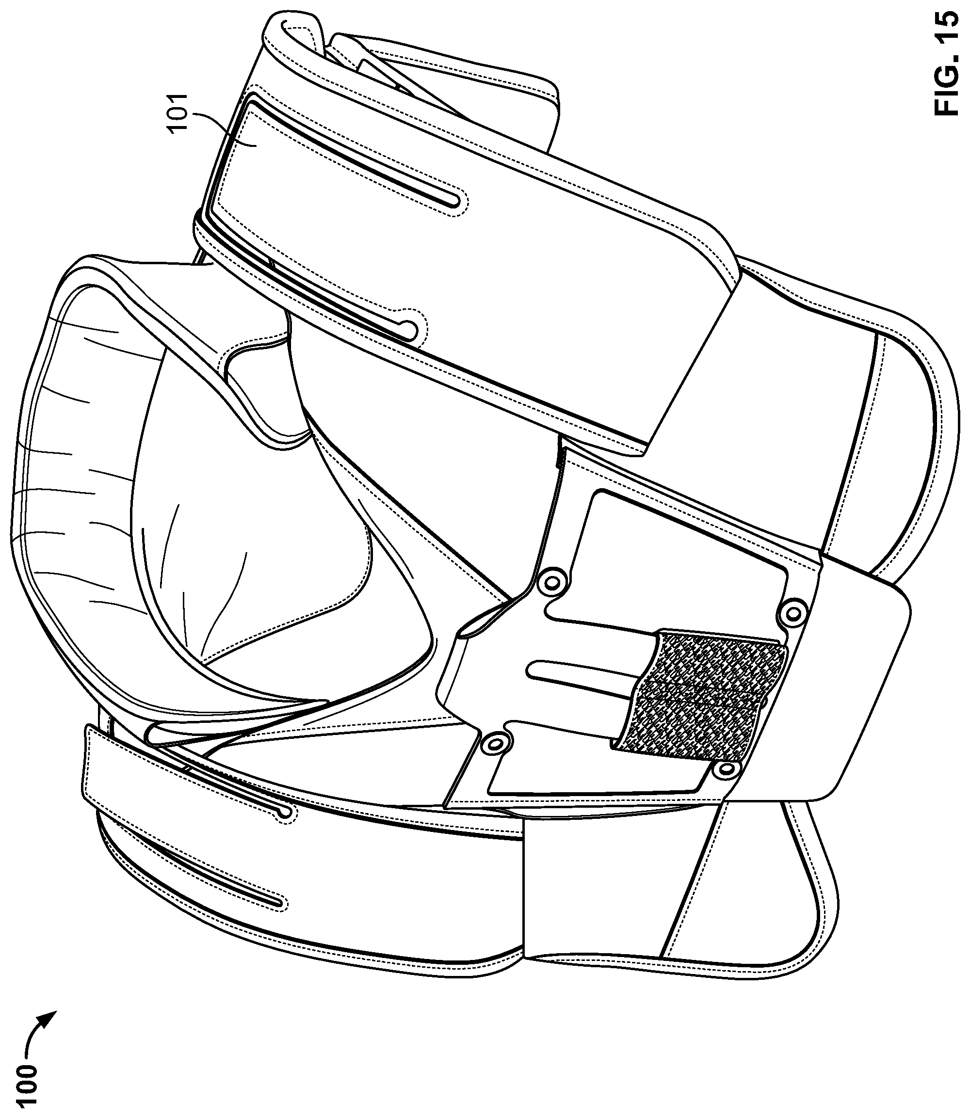 Patent US12313380 Figure 15 – Protective mantel and accessory hub